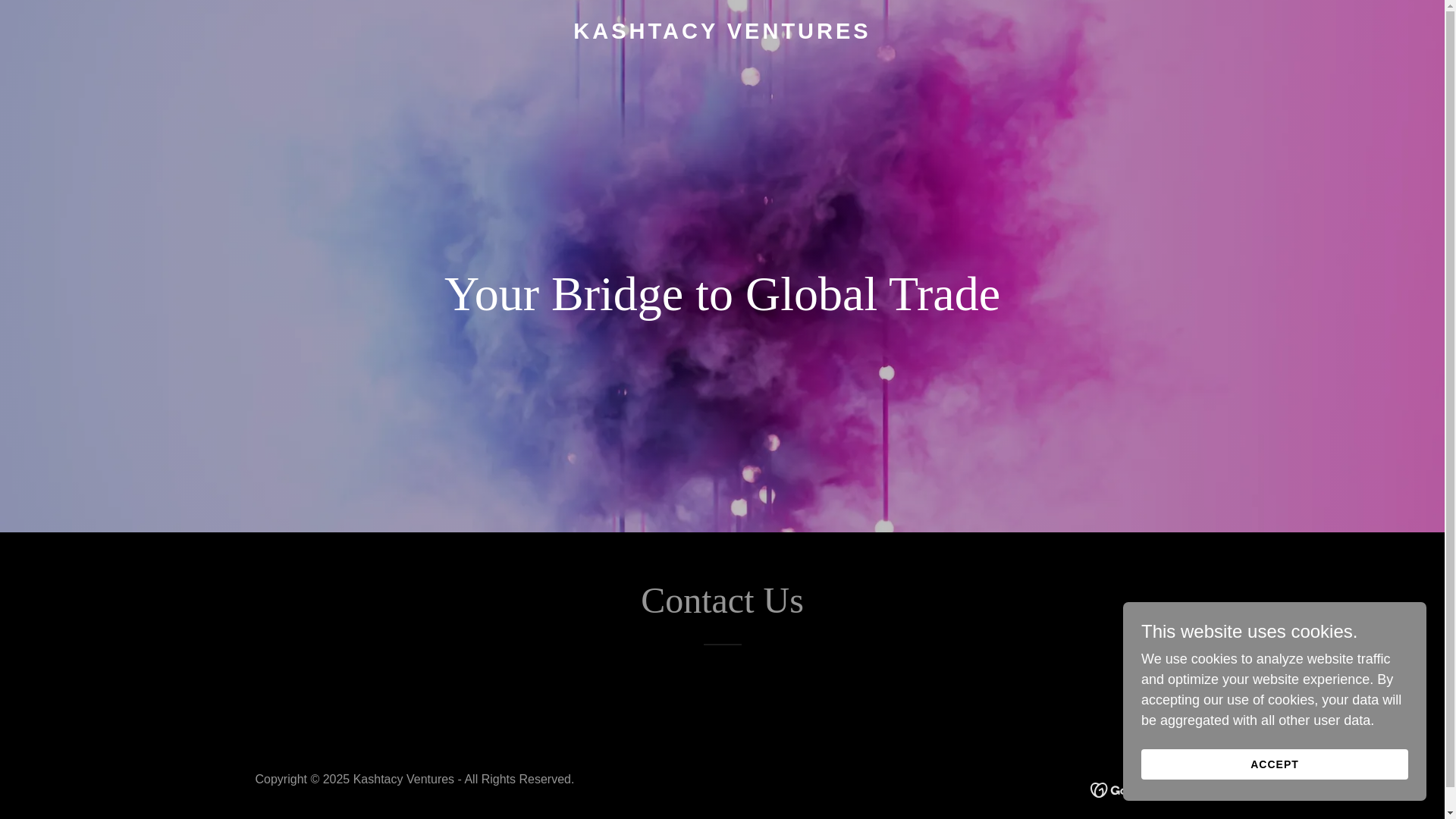 website screenshot of https://kashtacyventures.com/