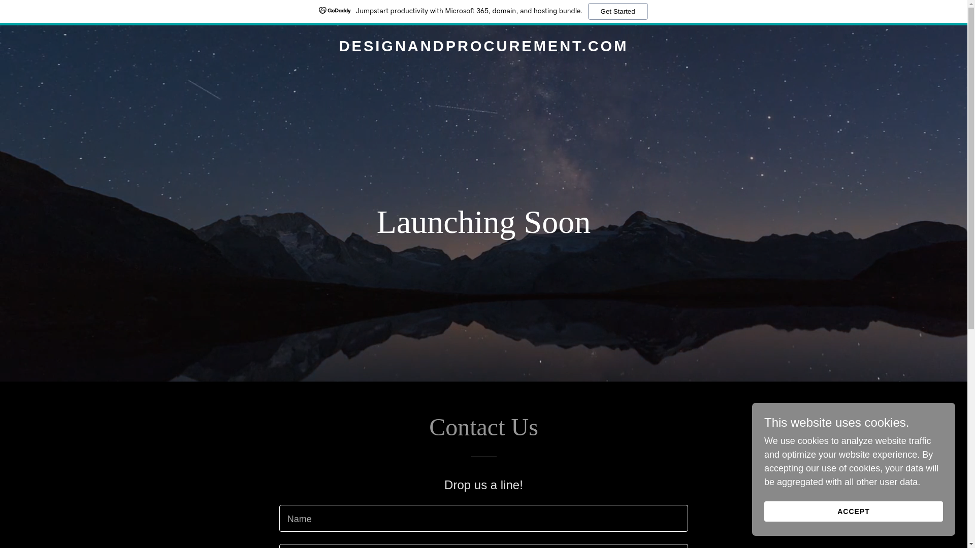 website screenshot of https://designandprocurement.com/