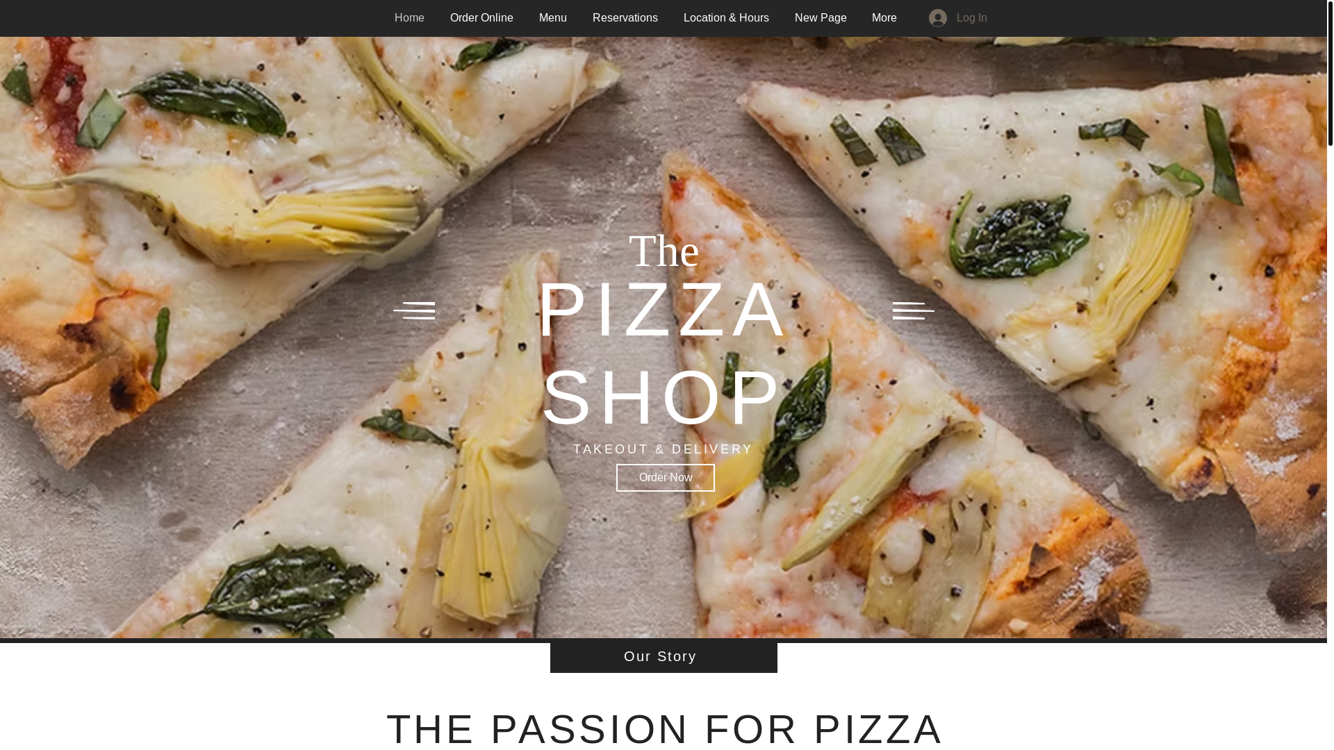 website screenshot of https://pizzarafraf.com/