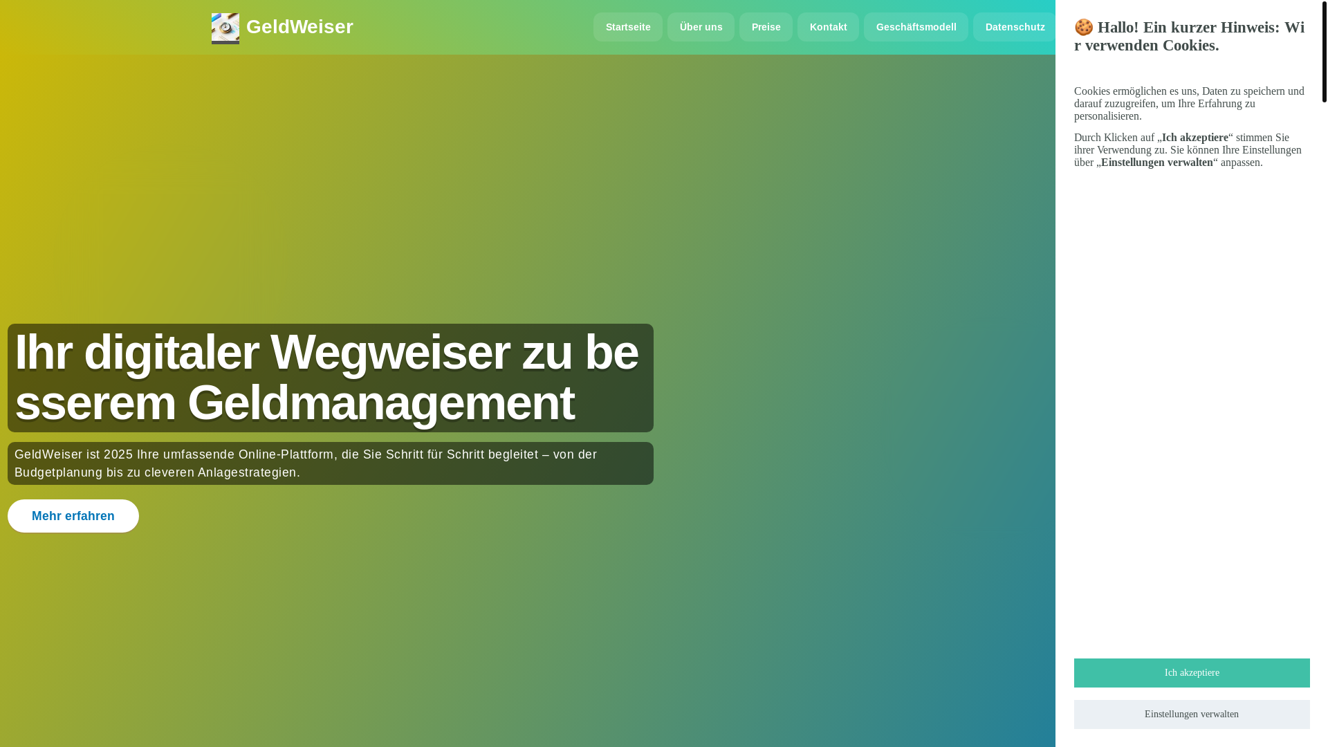 website screenshot of https://zahlencheckr.com/