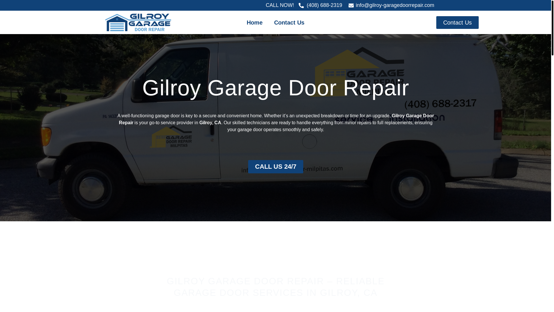 website screenshot of https://gilroy-garagedoorrepair.com/