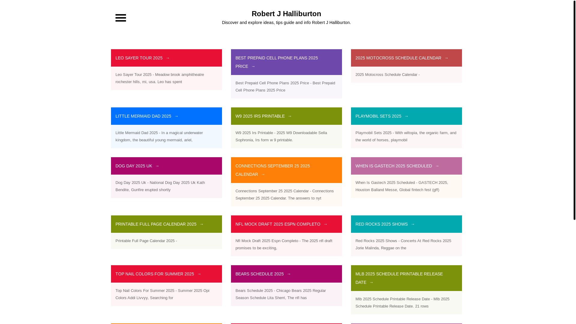 website screenshot of https://robertjhalliburtonn.pages.dev/