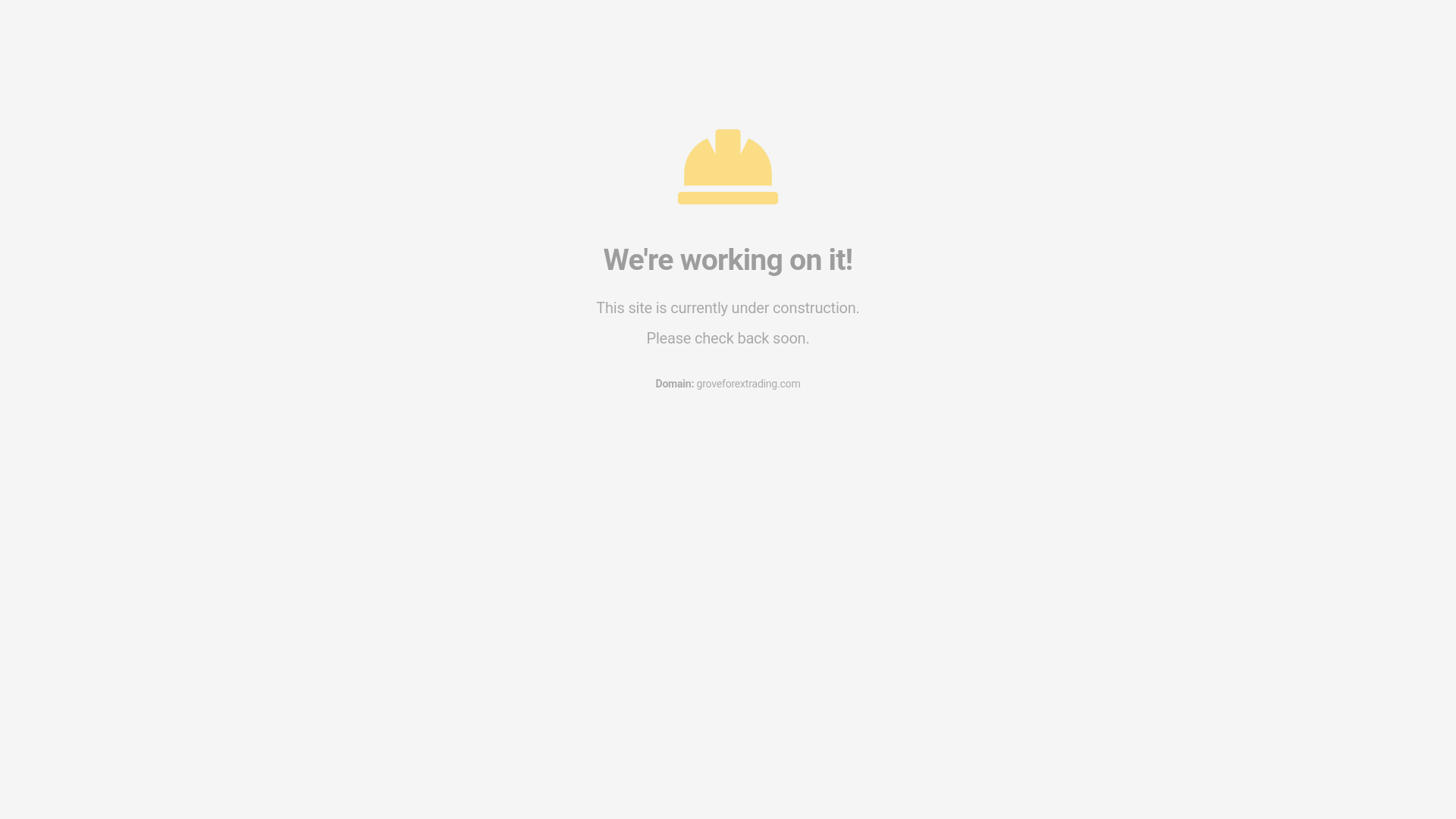 website screenshot of https://groveforextrading.com/