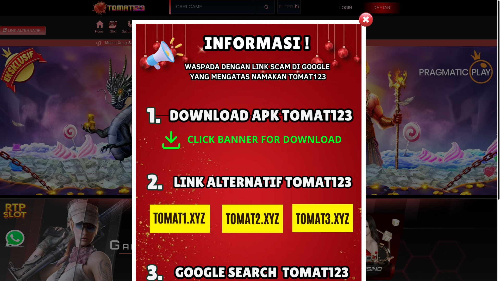 website screenshot of https://cari-uang-digital.xyz/