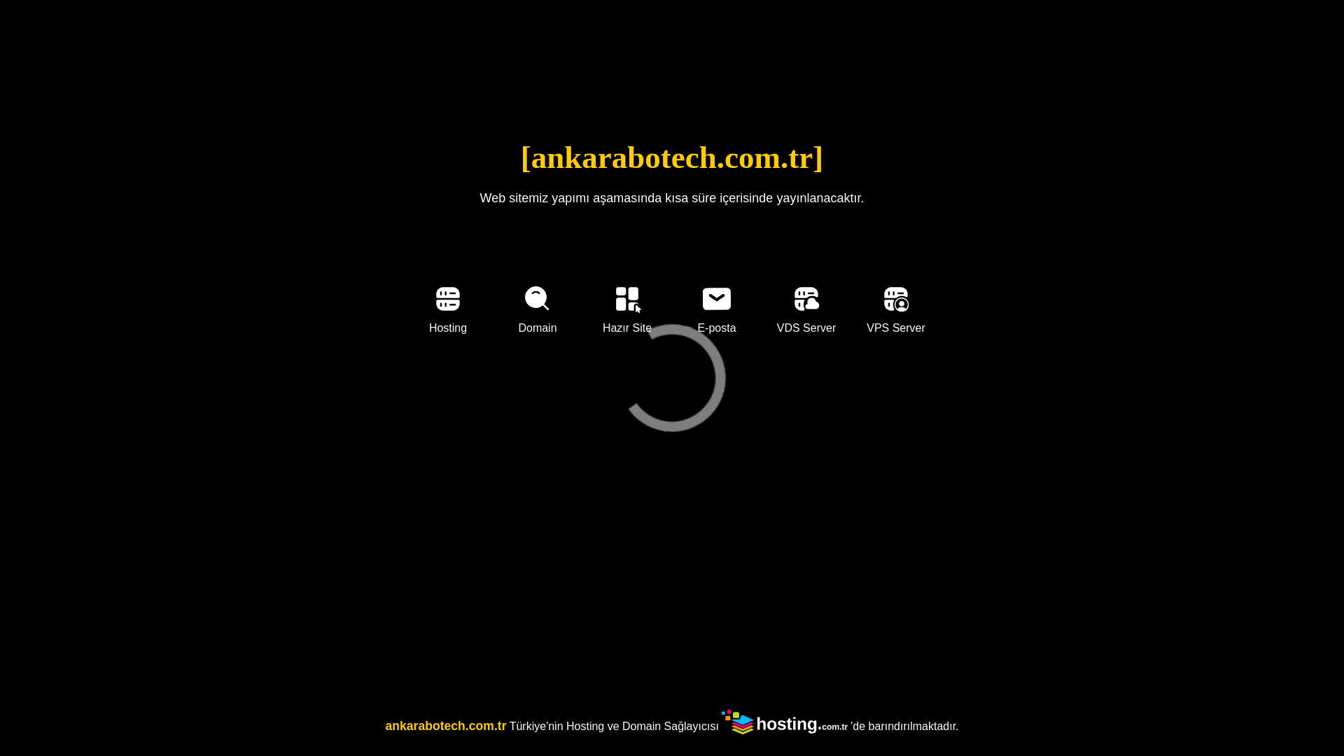 website screenshot of https://ankarabotech.com.tr/