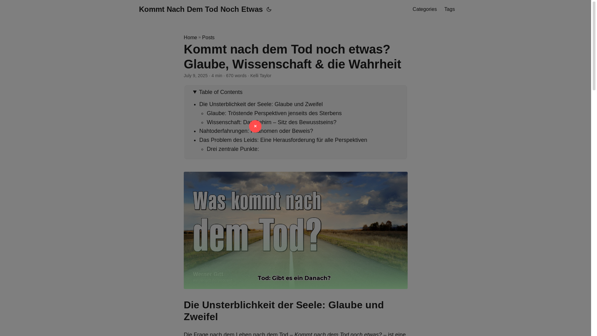 website screenshot of https://kommt-nach-dem-tod-noch-etwas.pages.dev/
