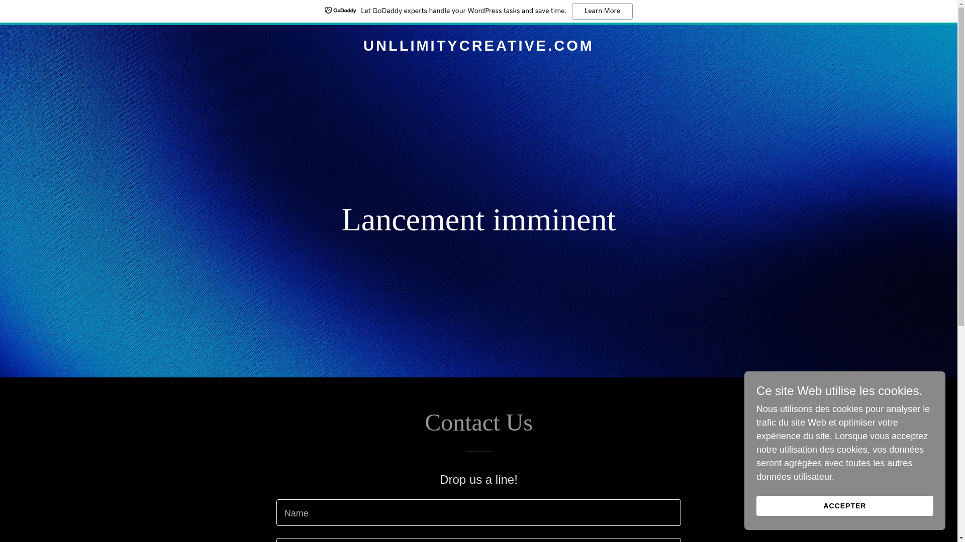 website screenshot of https://unllimitycreative.com/