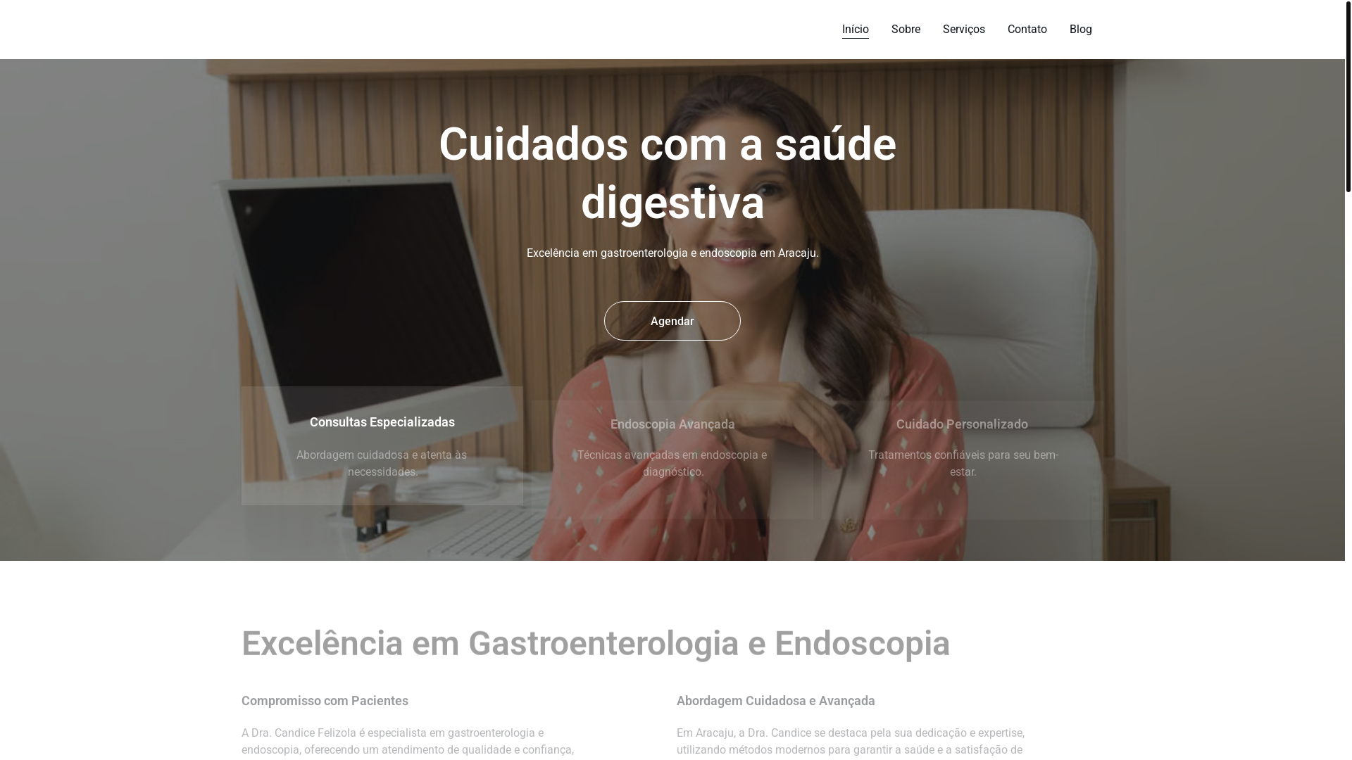 website screenshot of https://gastroenterologistaaracaju.com.br/