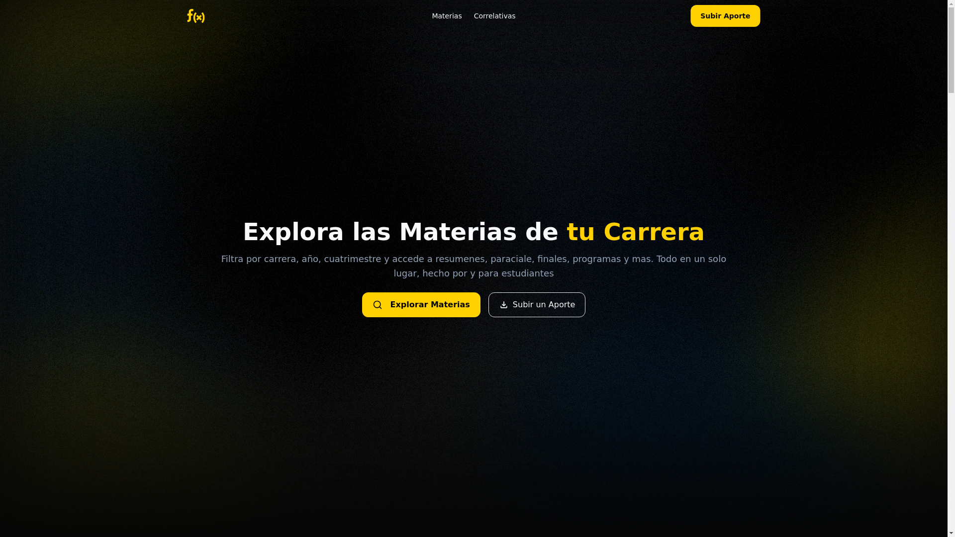 website screenshot of https://exactamente.com.ar/