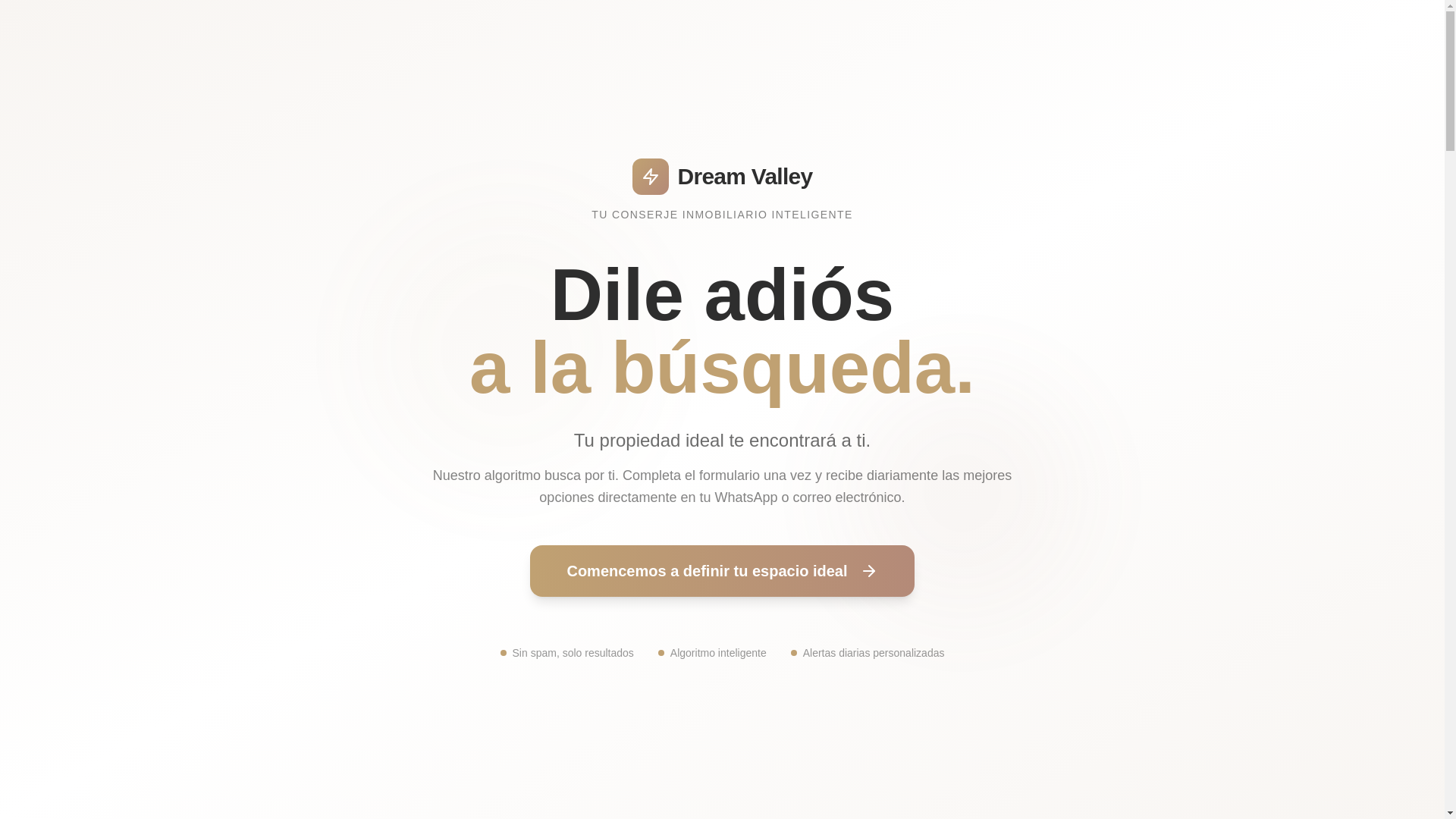 website screenshot of https://dreamvalley.com.co/