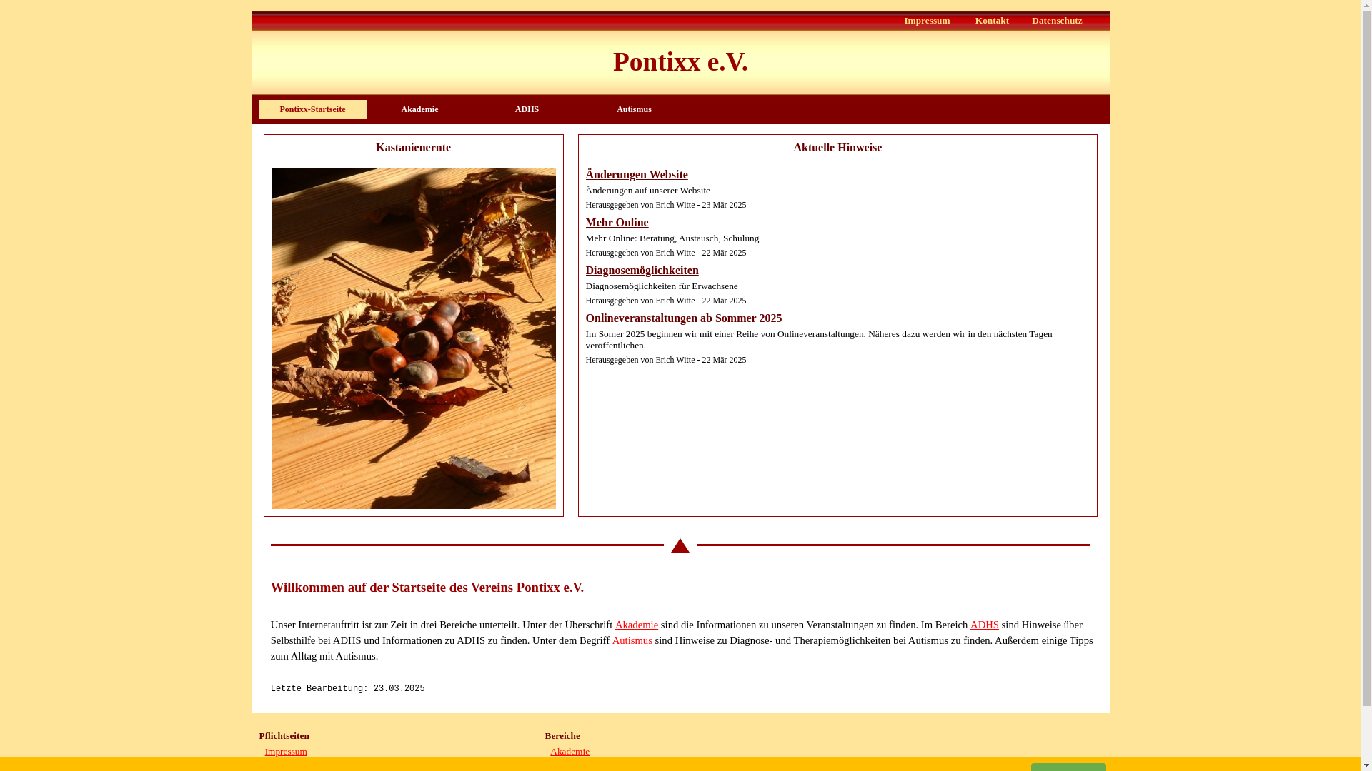 website screenshot of https://adhs-oldenburg.net/