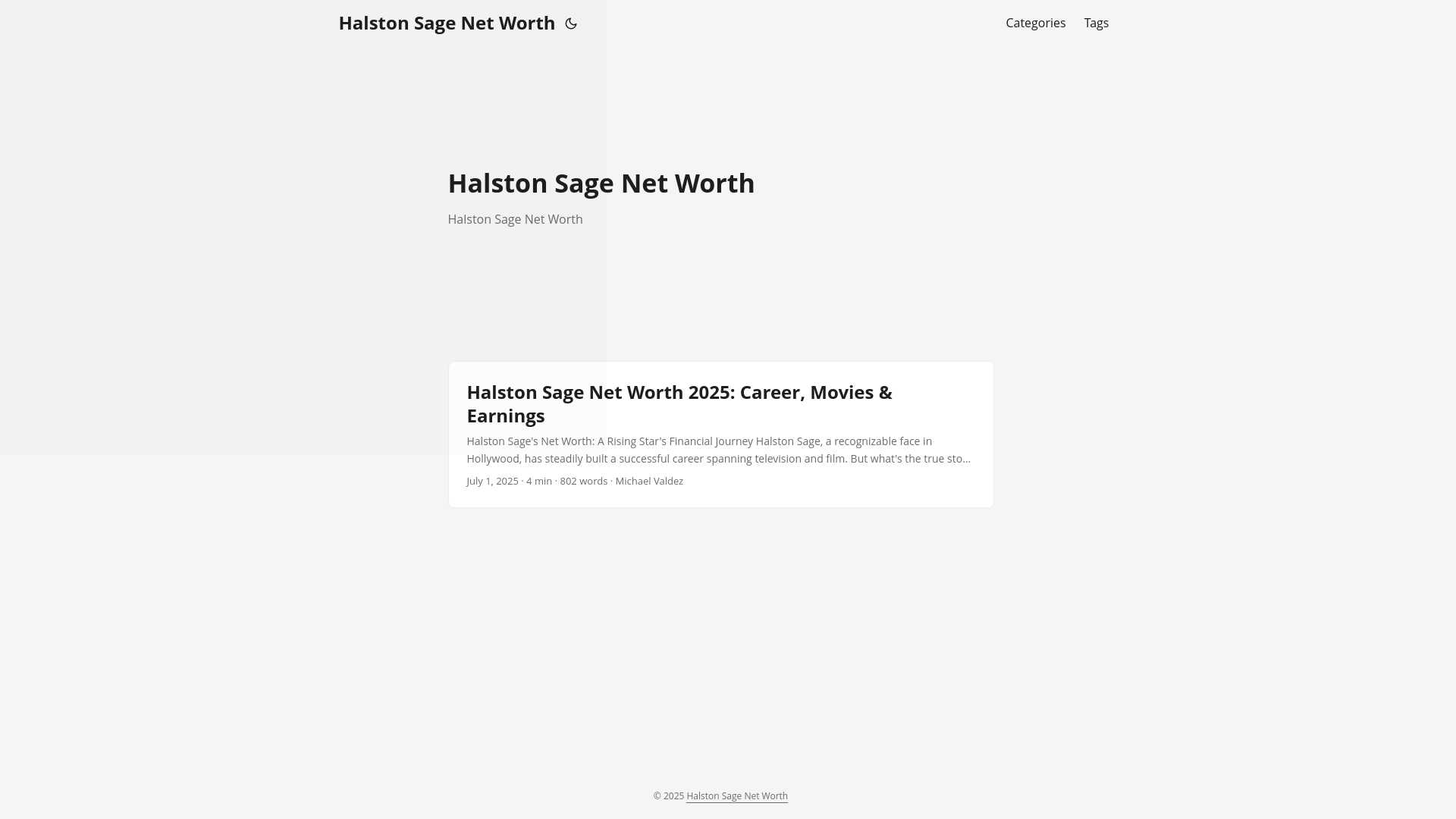 website screenshot of https://halston-sage-net-worth20250706.pages.dev/