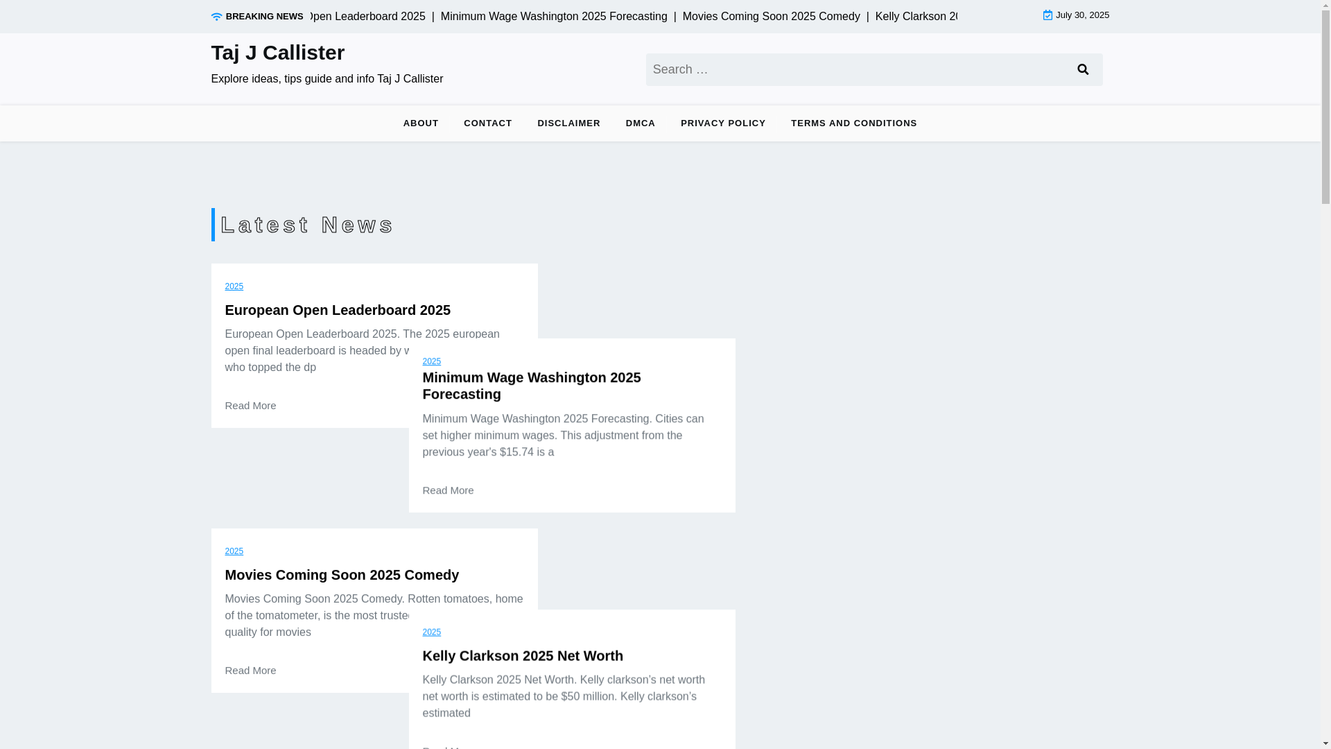 website screenshot of https://tajjcallister.pages.dev/