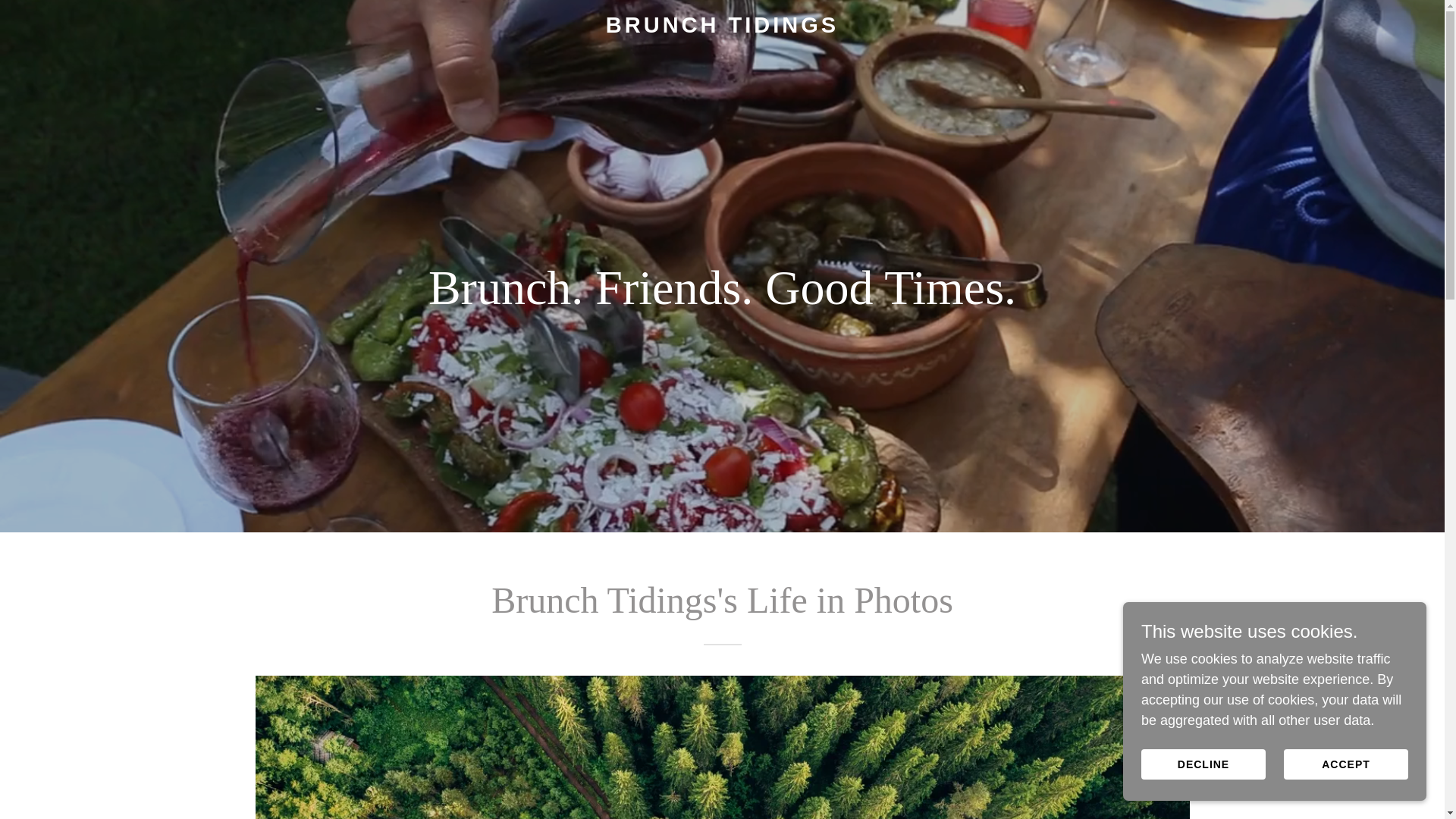 website screenshot of https://brunchtidings.net/