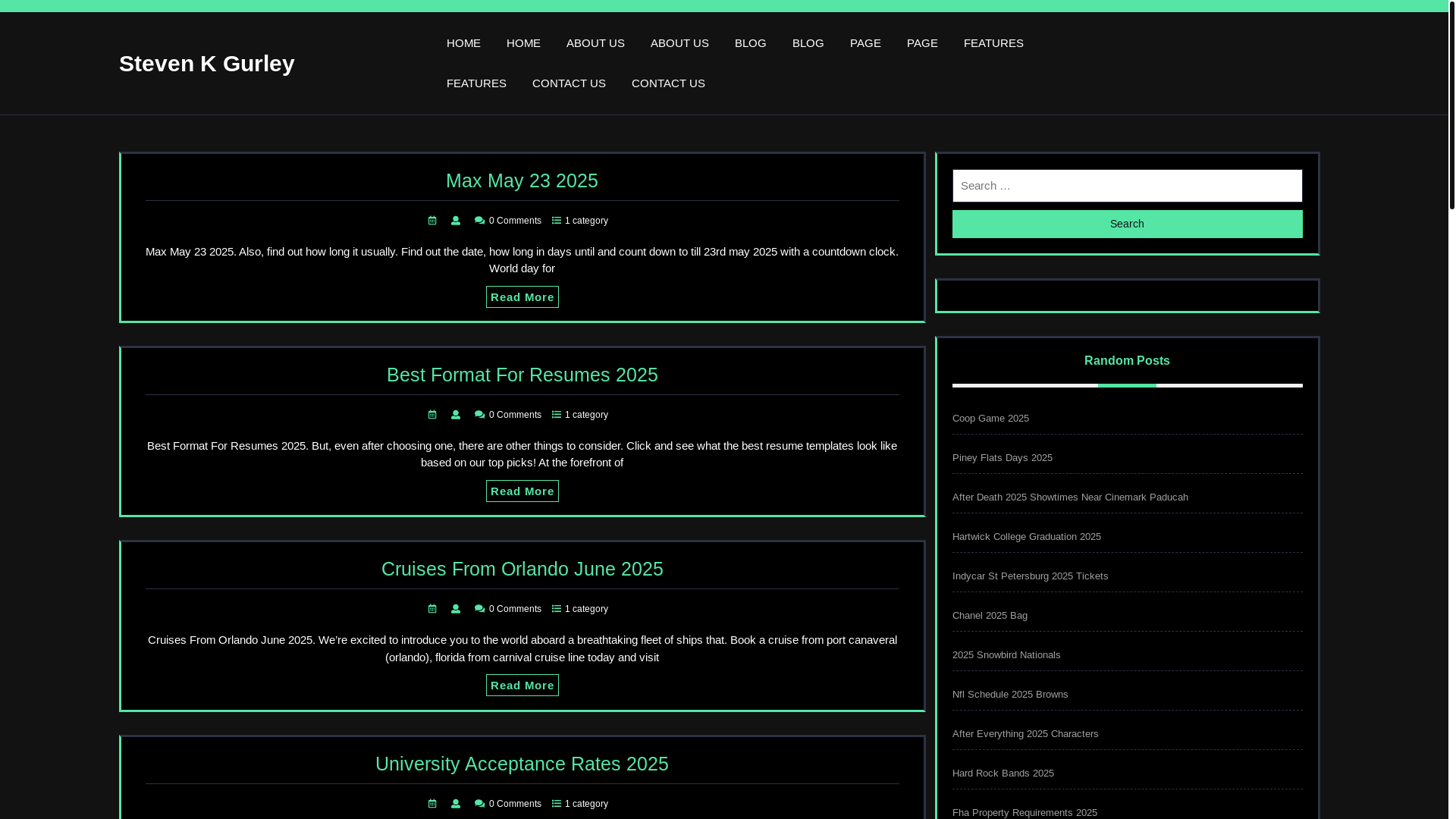 website screenshot of https://stevenkgurleyf.pages.dev/