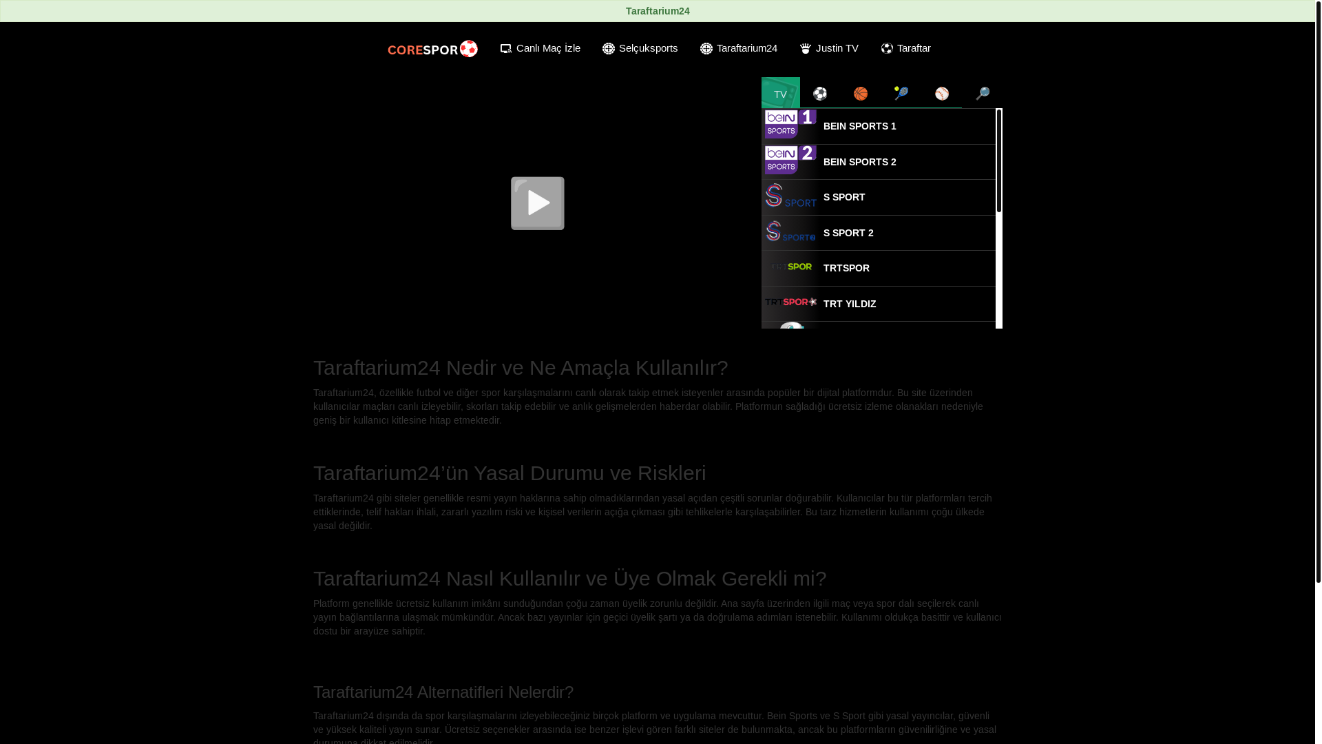 website screenshot of https://selcuksportv100.com/