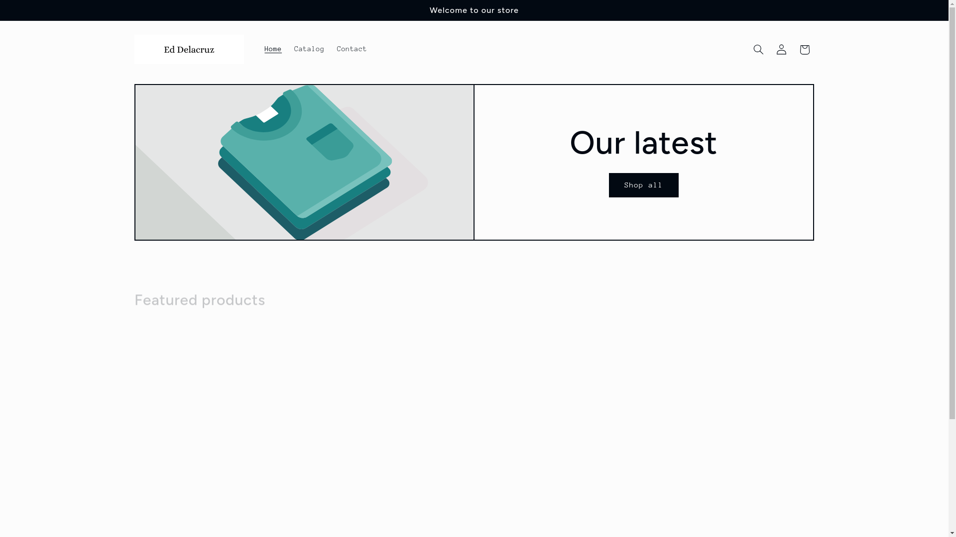 website screenshot of https://eddelacruz.shop/