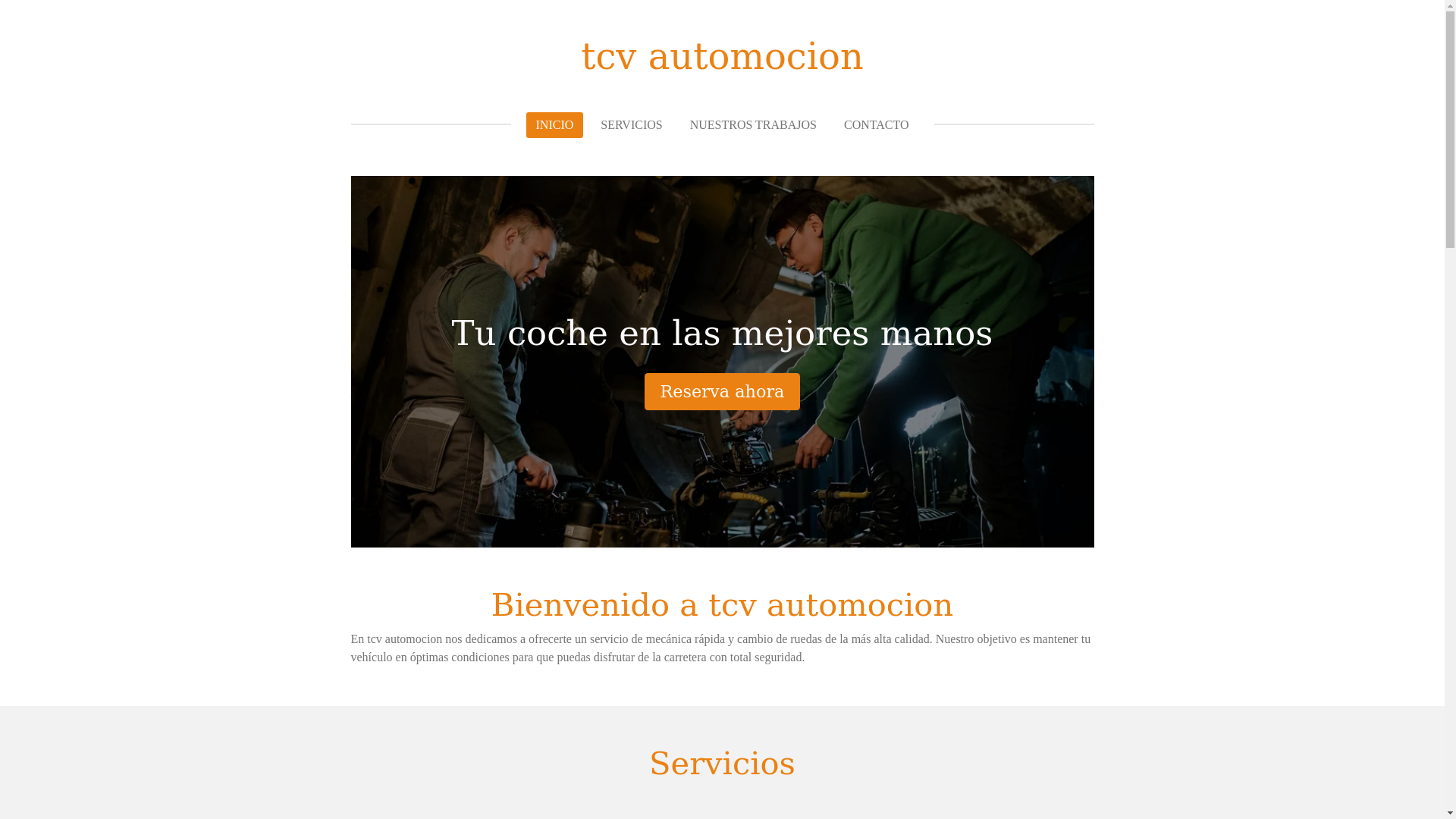 website screenshot of https://tcvautomocion.com/