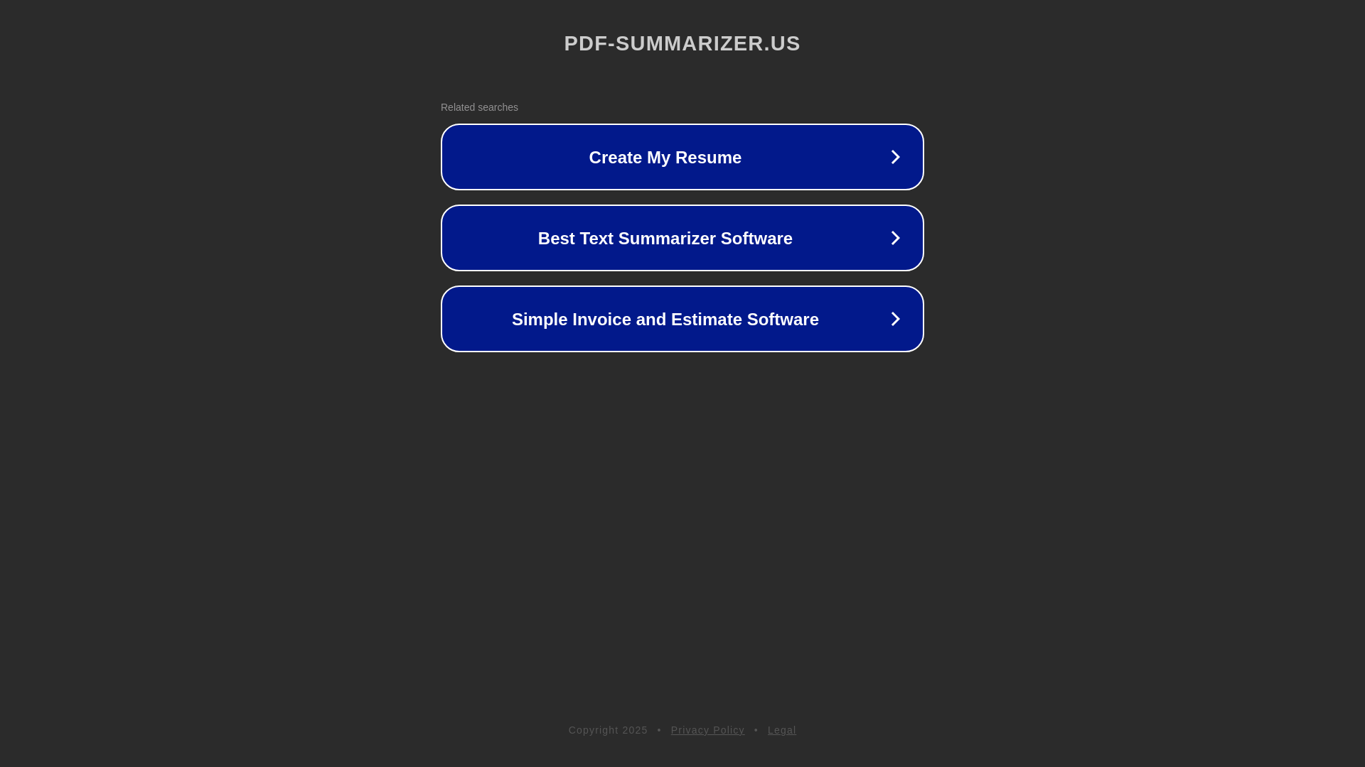 website screenshot of https://pdf-summarizer.us/