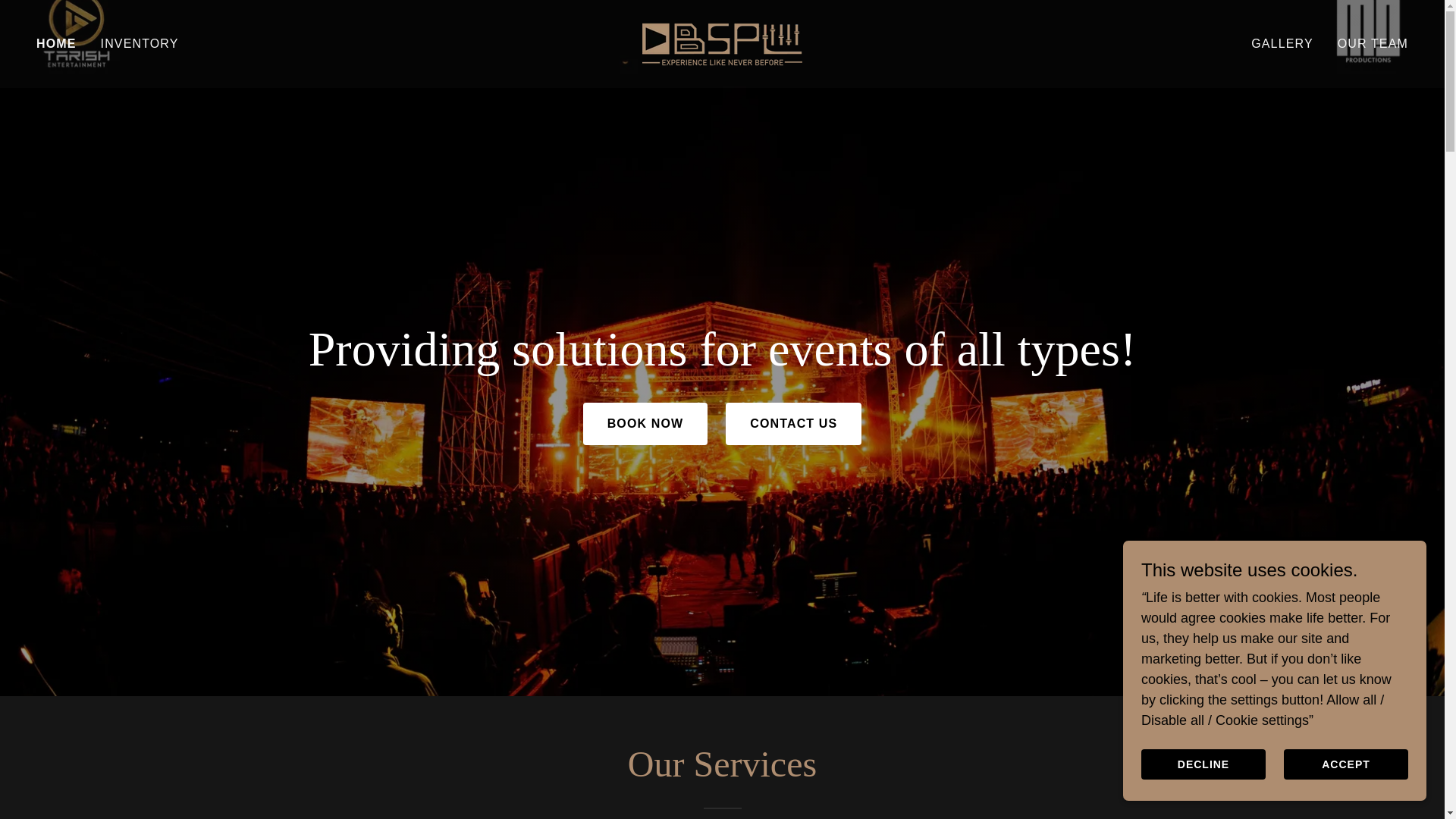 website screenshot of https://dbspl.in/