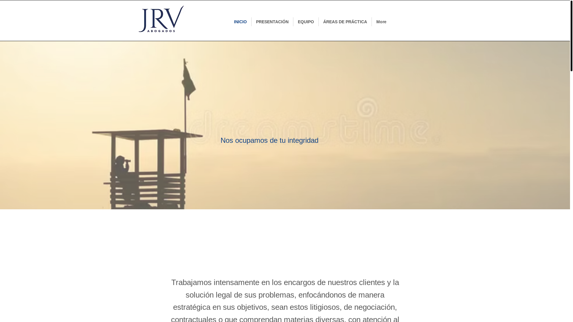 website screenshot of https://jrvabogados.com/