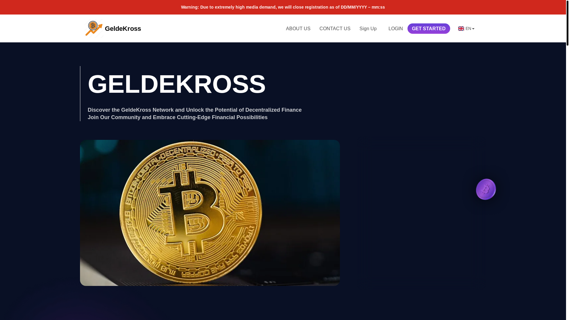 website screenshot of https://geldekross-tech.com/