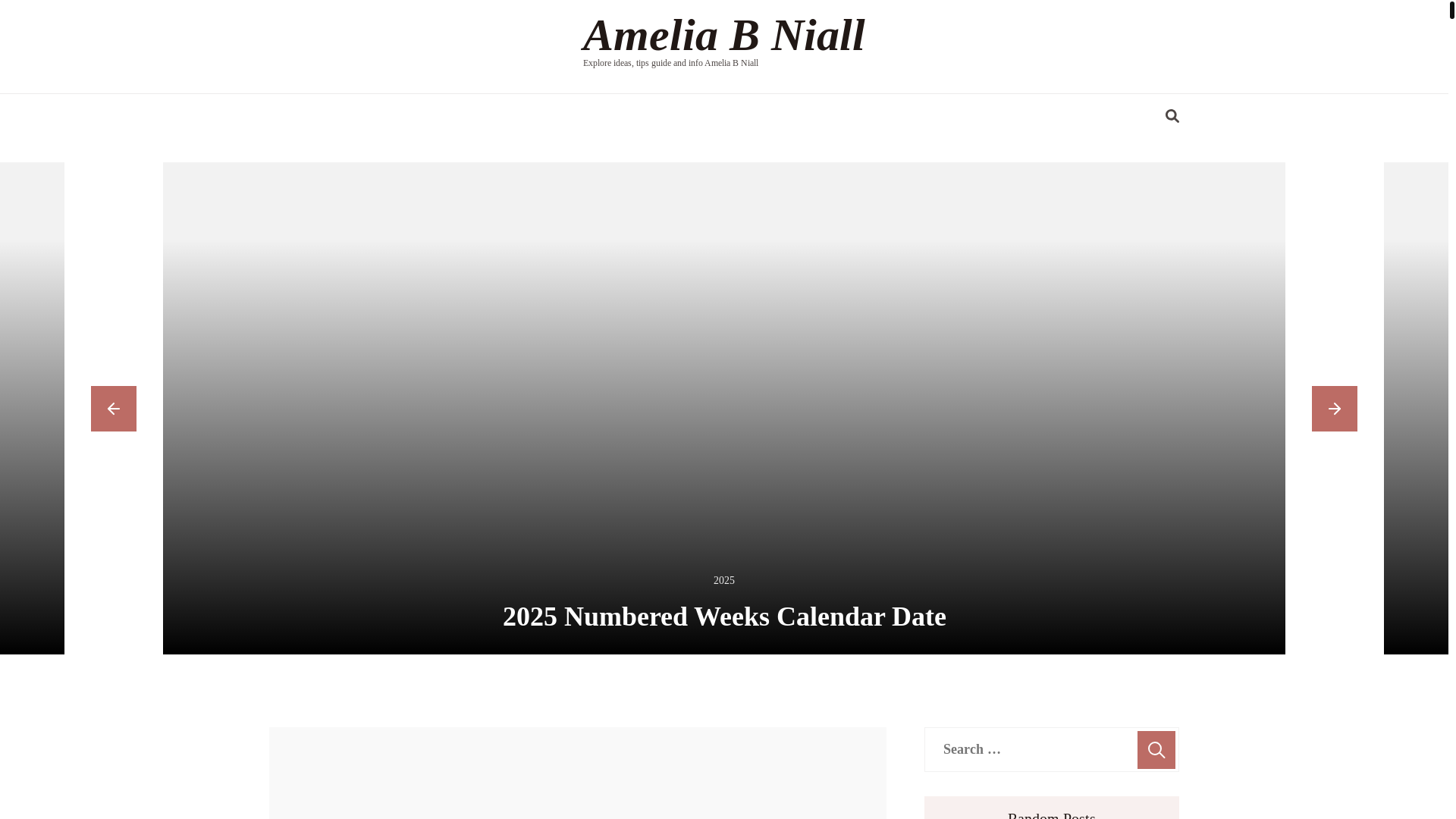 website screenshot of https://ameliabniall.pages.dev/
