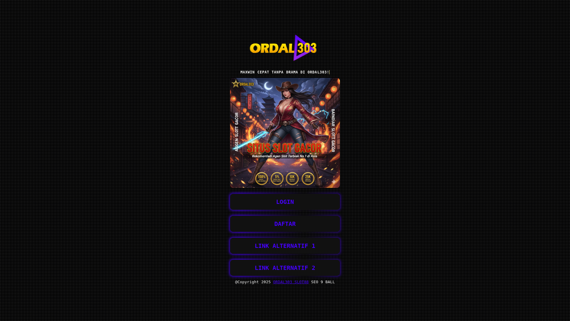 website screenshot of https://cukong5ordal303.pages.dev/