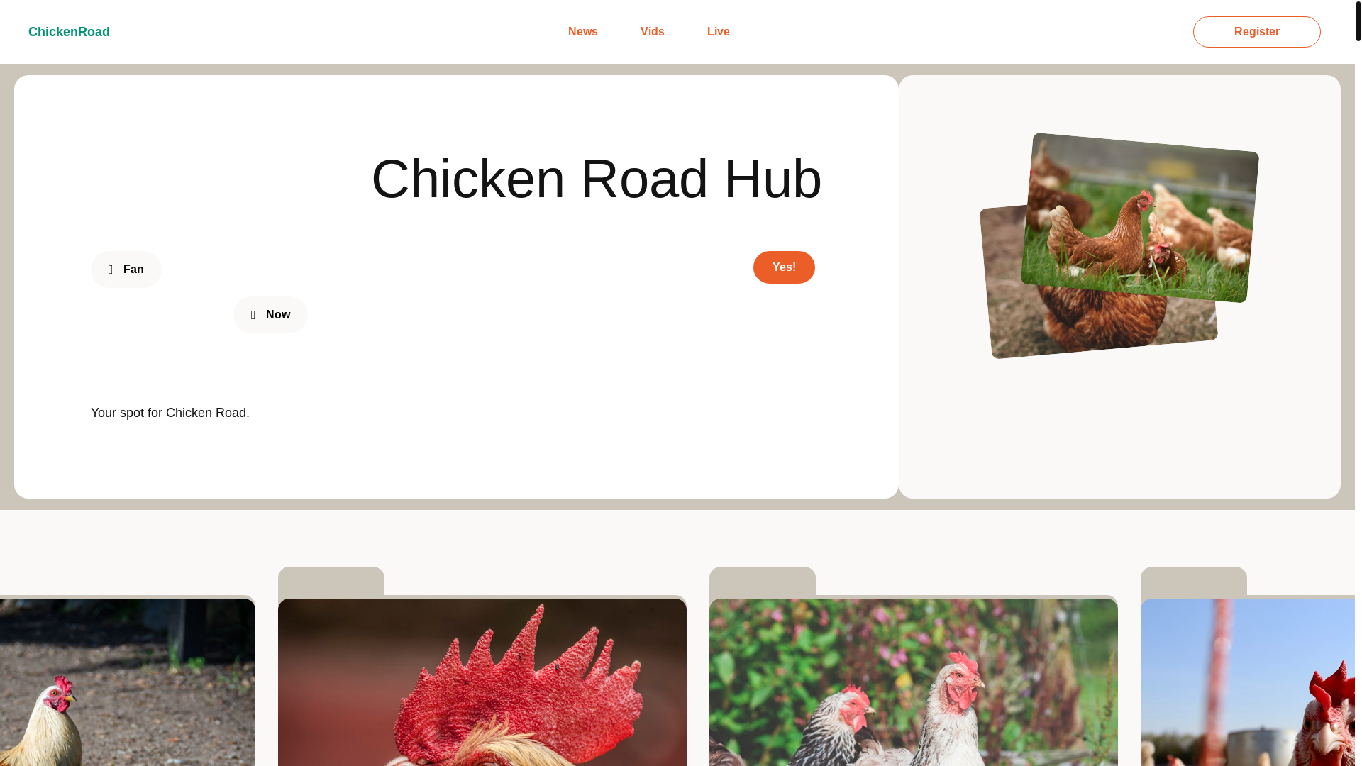 website screenshot of https://chickenroadcorinthiaa.com/