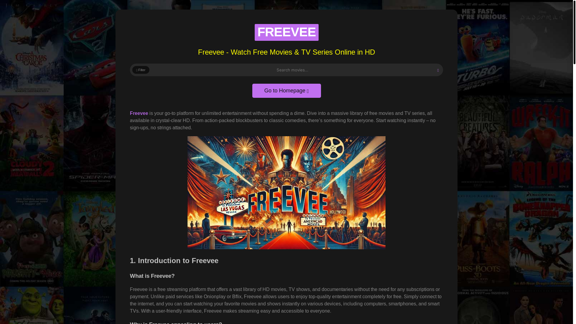 website screenshot of https://freevee-life-t12.pages.dev/