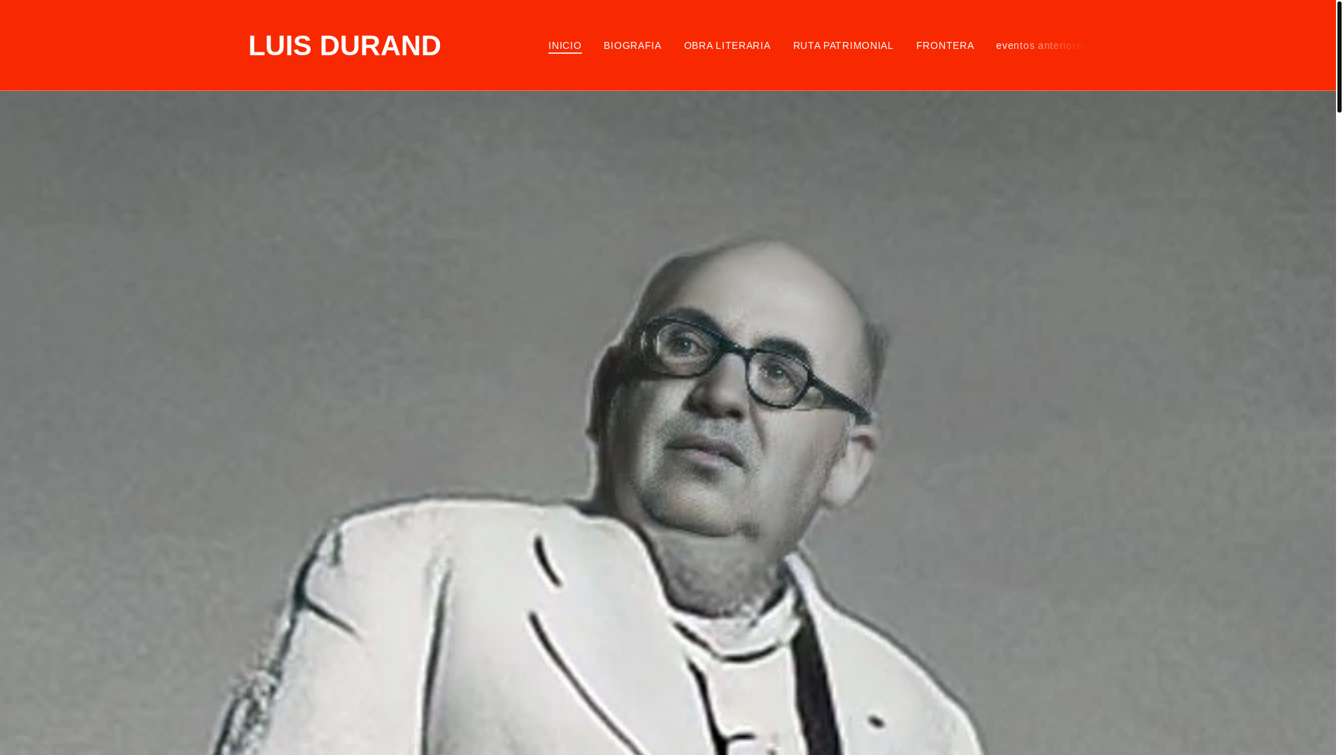 website screenshot of https://luisdurand.cl/