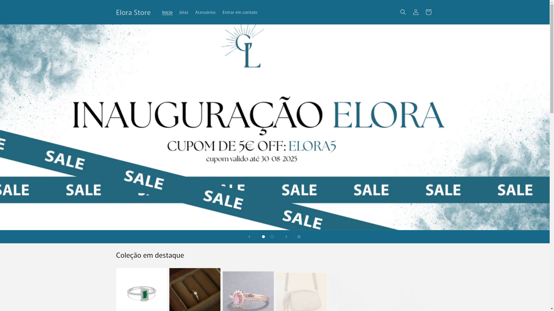 website screenshot of https://elorastore.pt/