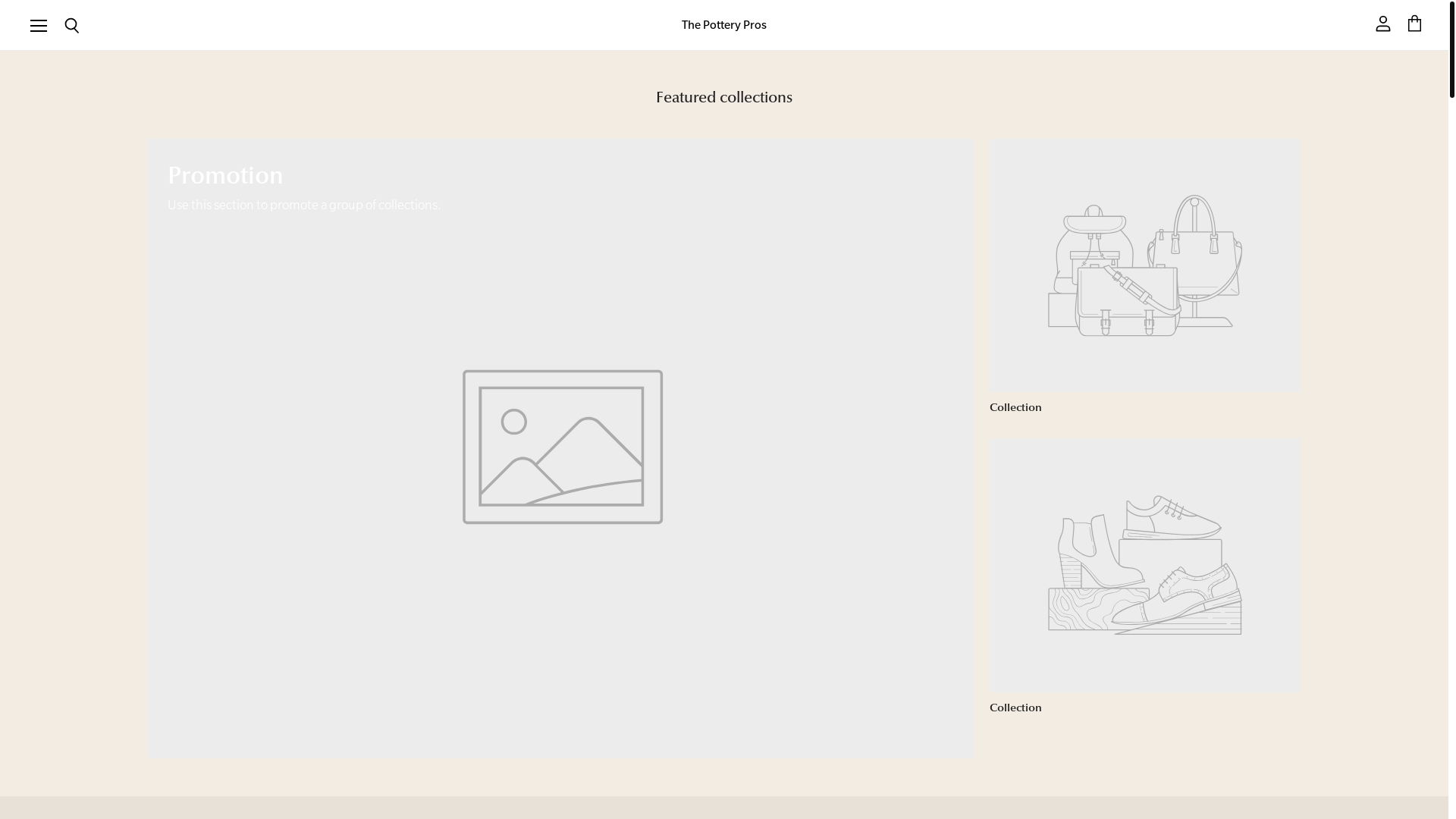 website screenshot of https://thepotterypros.com/
