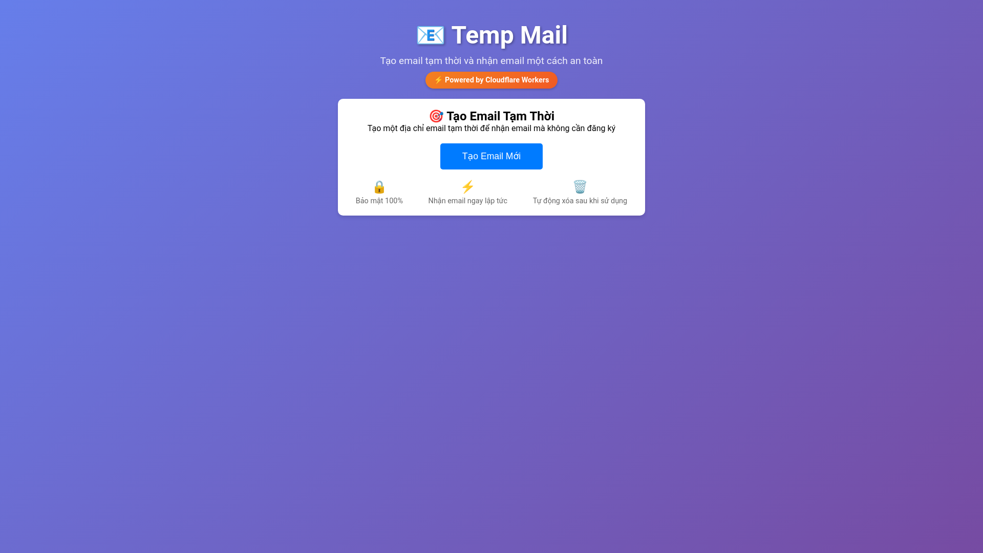 website screenshot of https://temp-mail-6at.pages.dev/