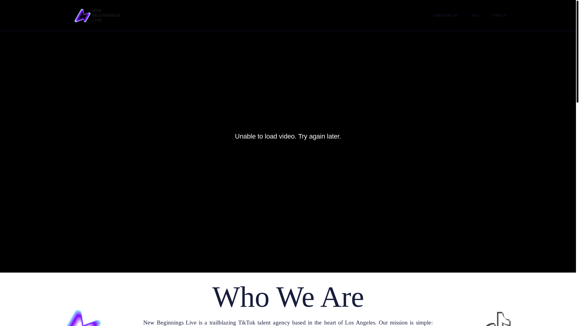 website screenshot of https://nblivestream.com/