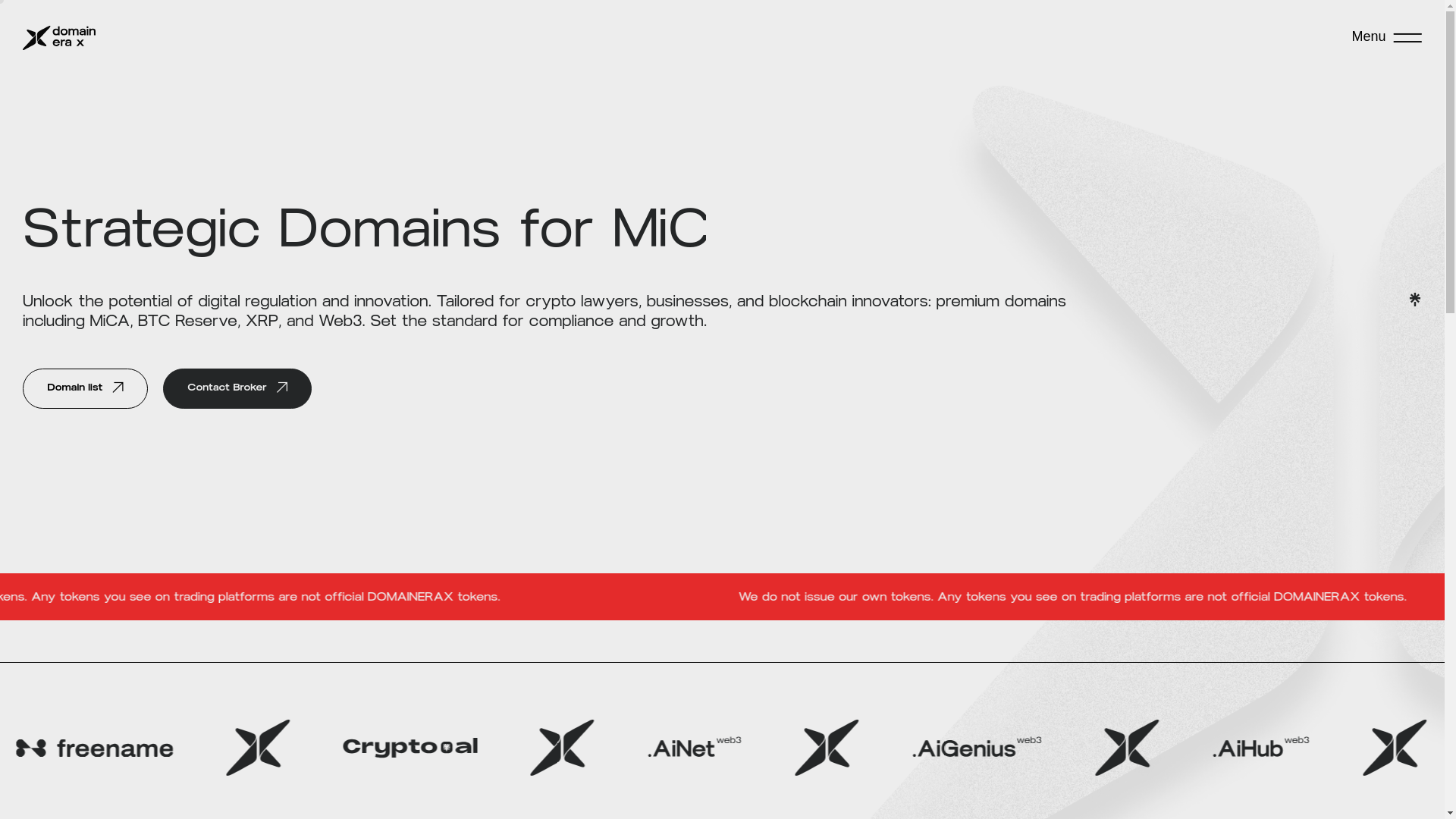 website screenshot of https://stablecoindomains.xyz/