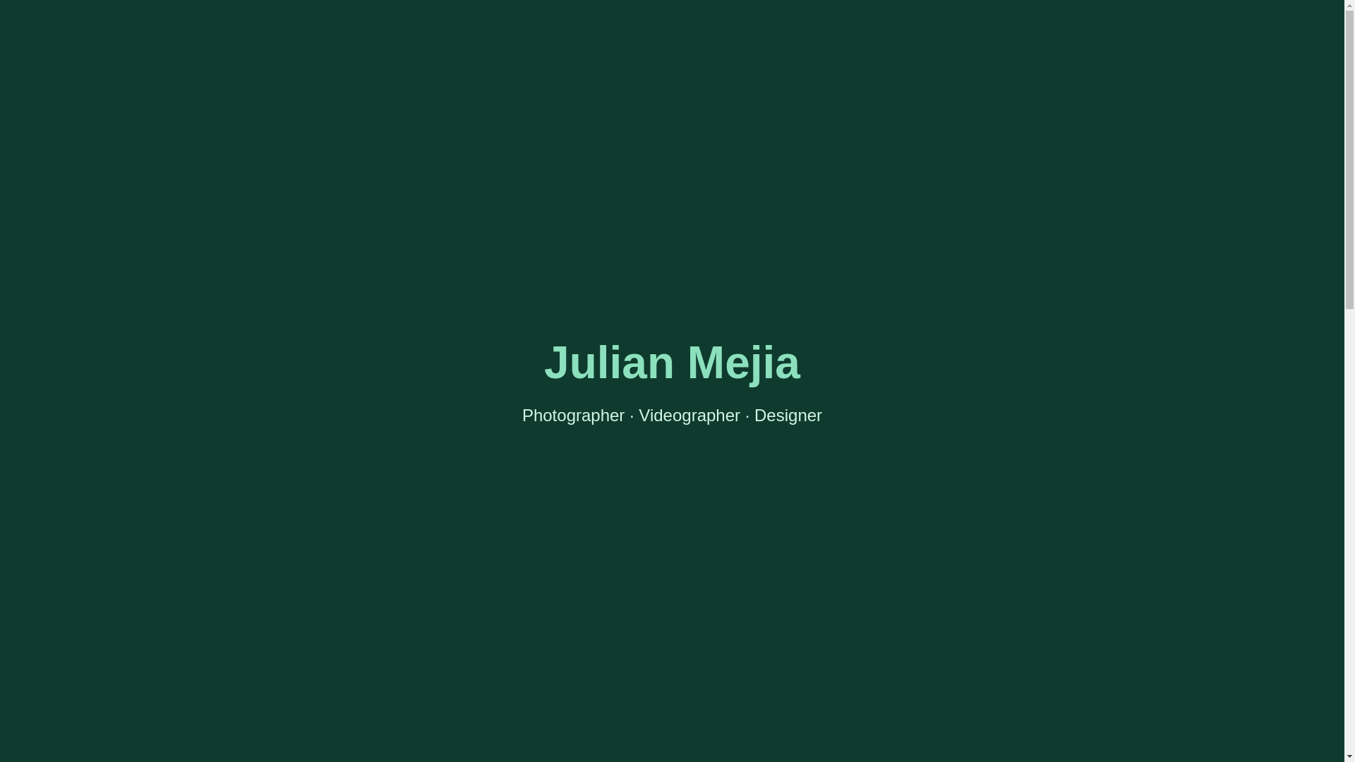 website screenshot of https://julianmejia.net/