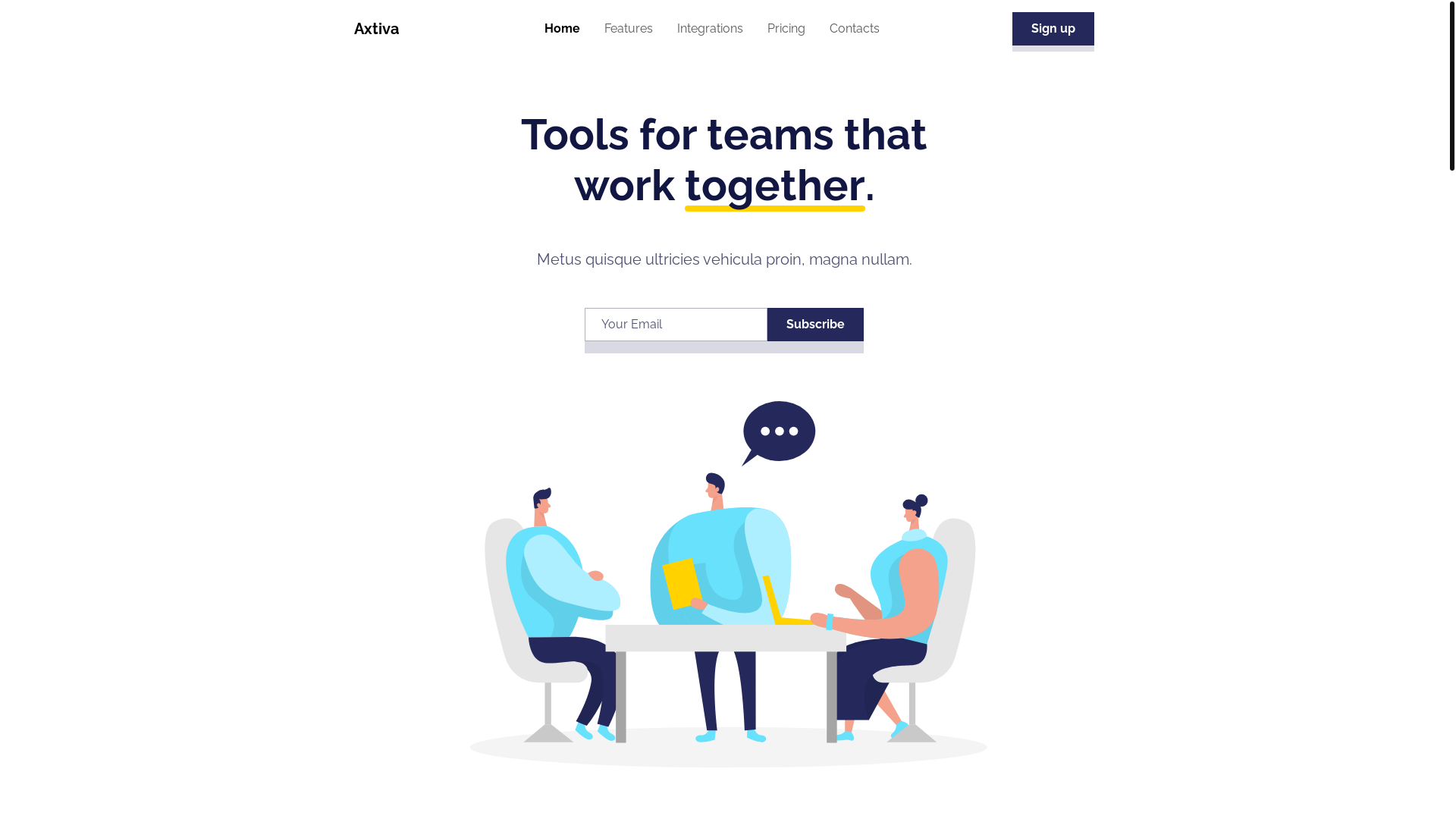website screenshot of https://axtiva.pages.dev/