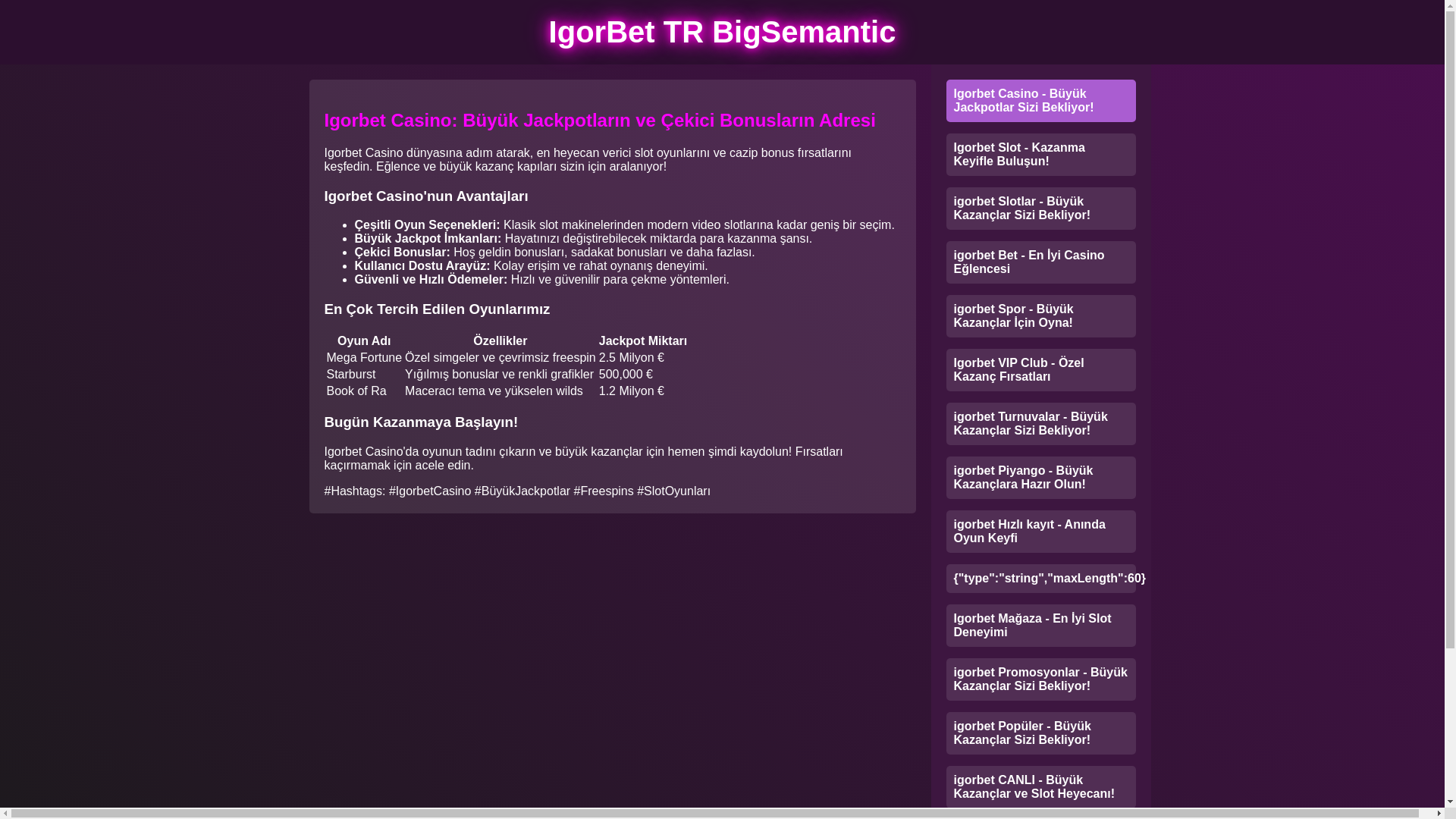 website screenshot of https://igorbet-tr-bigsemantic-bp-newregkxb.pages.dev/