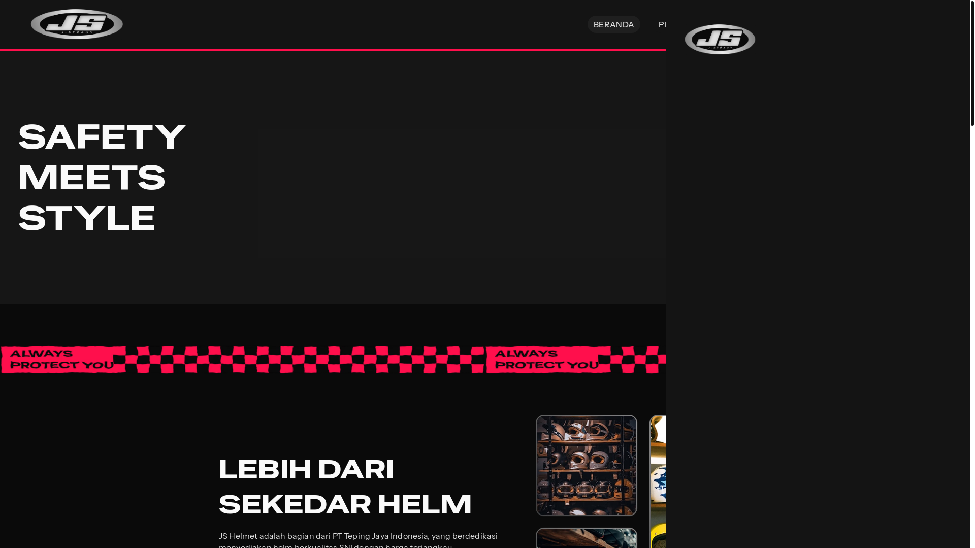 website screenshot of https://js-helmet.pages.dev/