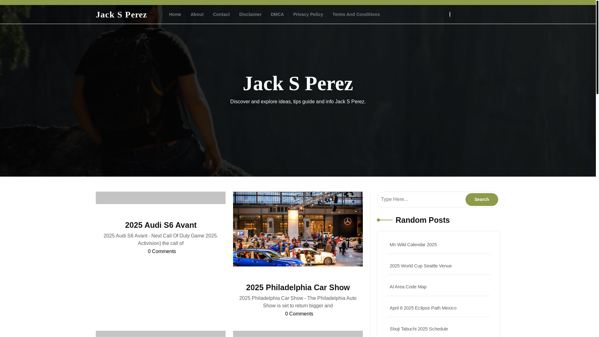 website screenshot of https://jackspereze.pages.dev/