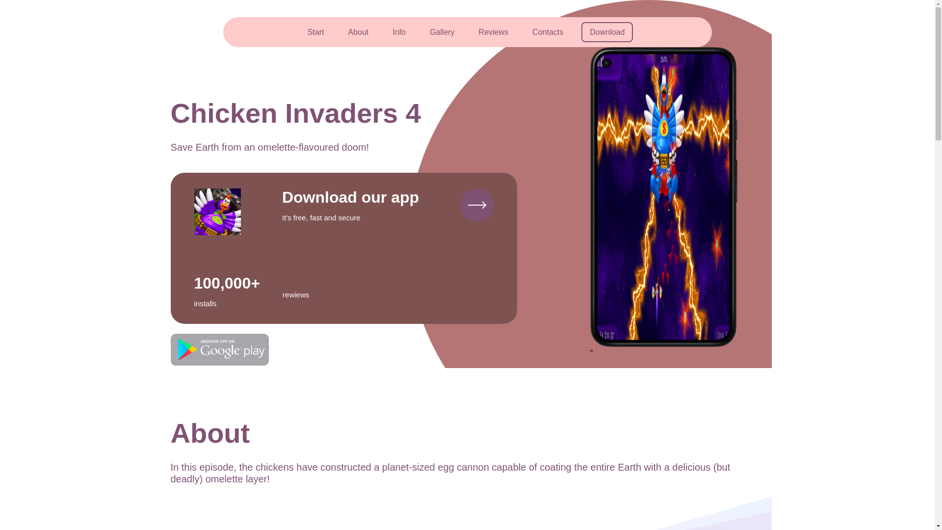 website screenshot of https://chickenfungames.online/