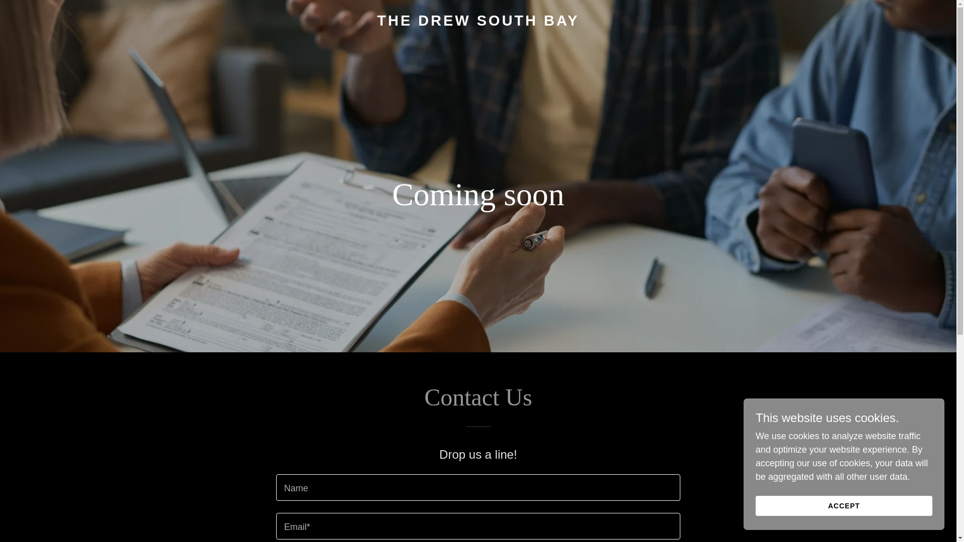 website screenshot of https://thedrewsouthbay.com/