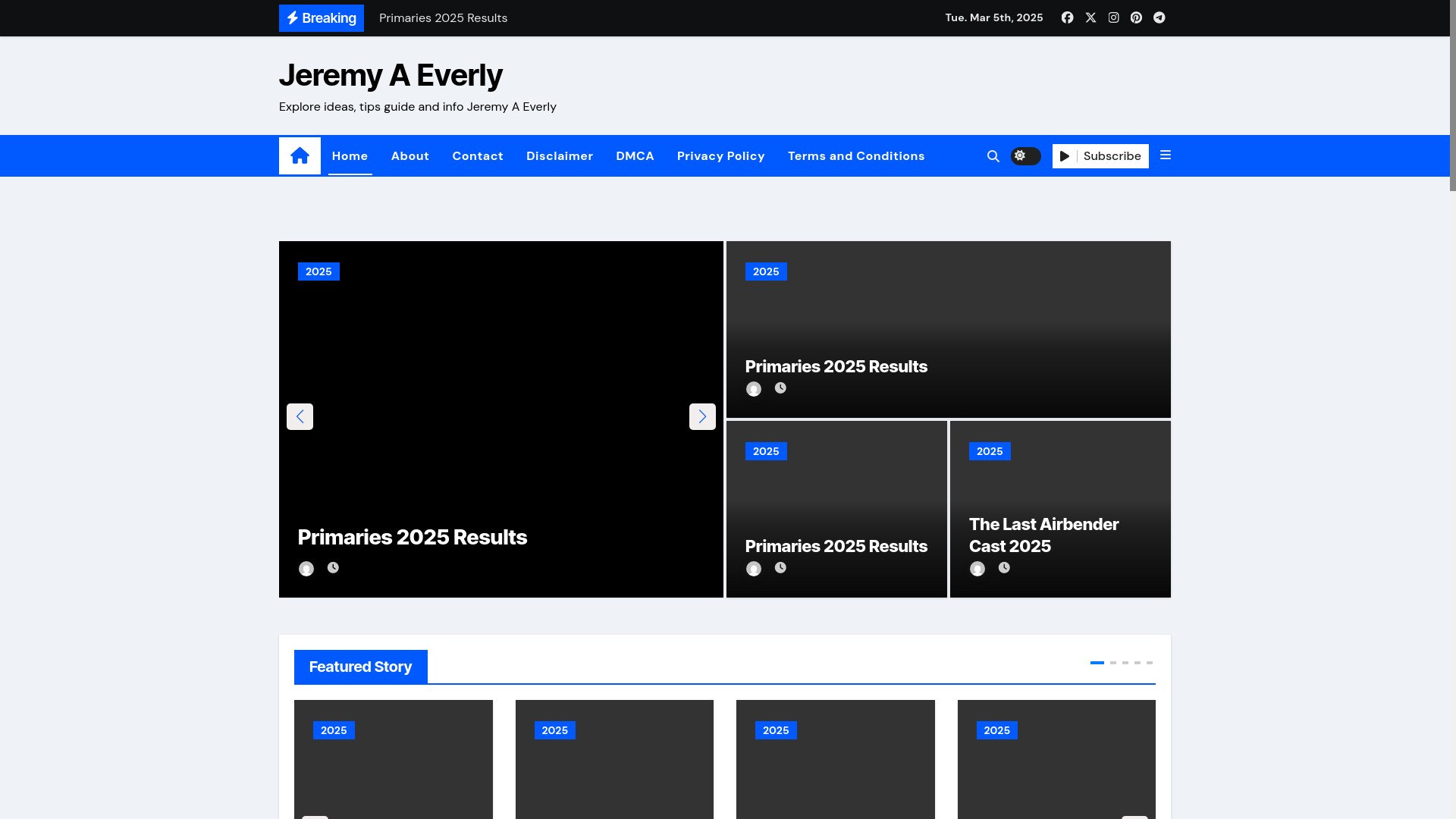 website screenshot of https://jeremyaeverlyt.pages.dev/