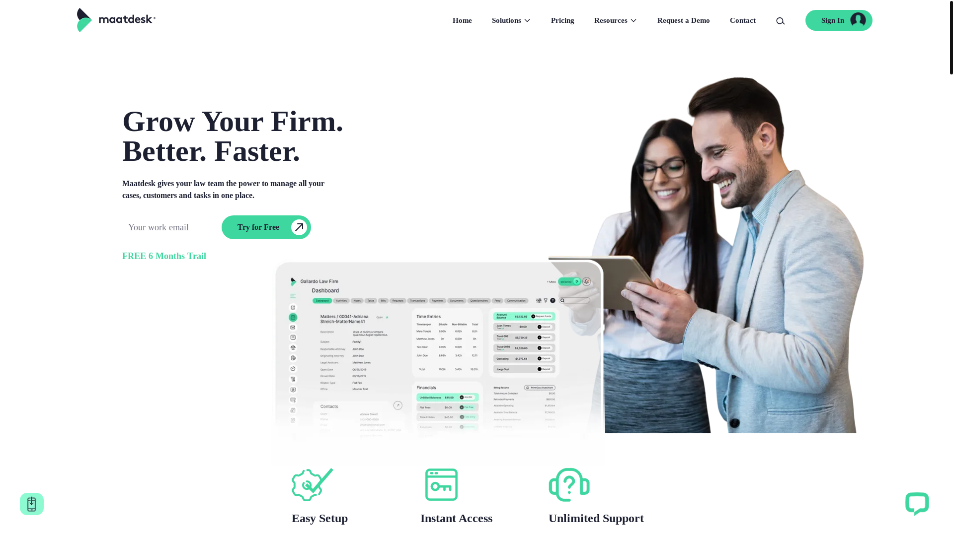 website screenshot of https://maatdesk.pages.dev/