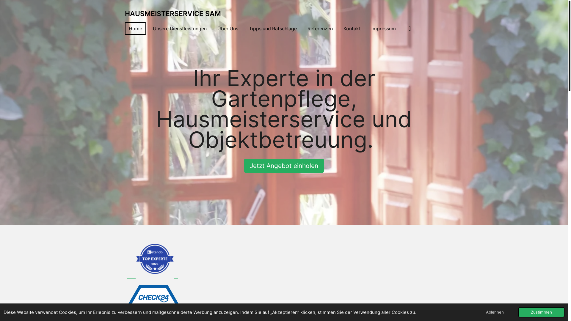 website screenshot of https://gartenbau-hude.de/
