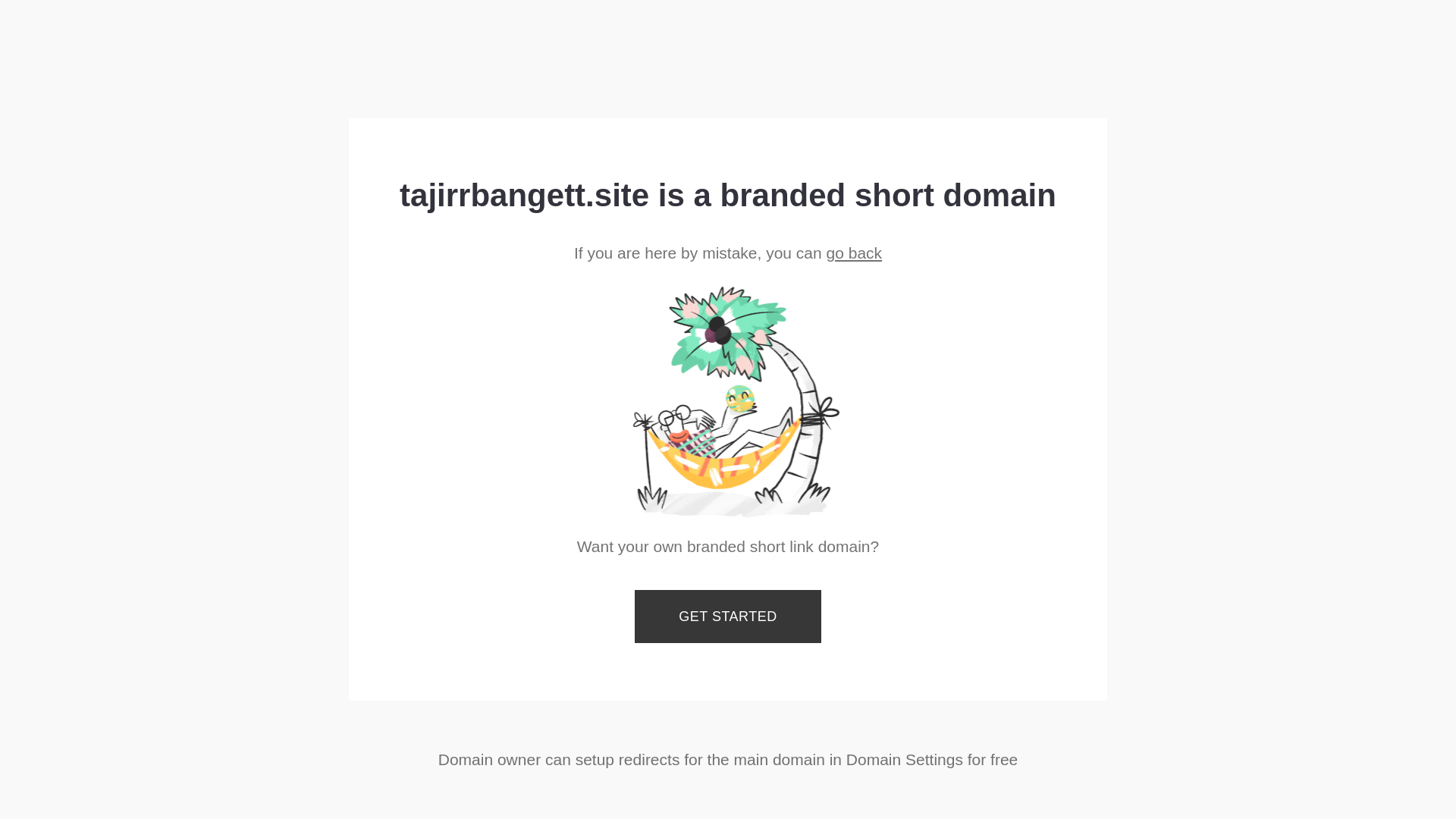 website screenshot of https://tajirrbangett.site/