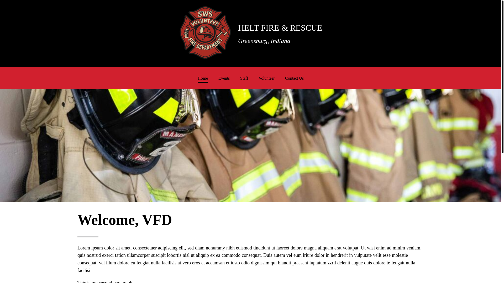 website screenshot of https://heltfireandrescue.com/