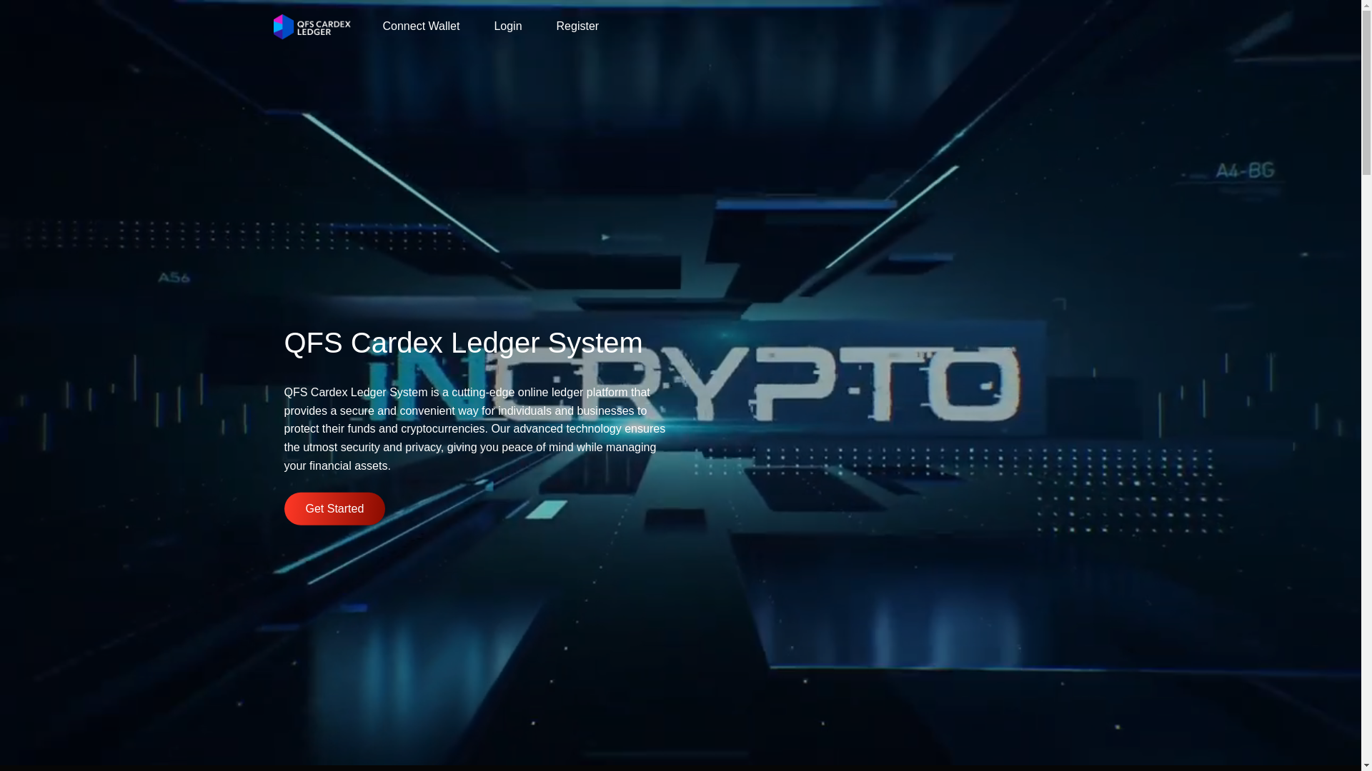 website screenshot of https://qfscardexledger.com/