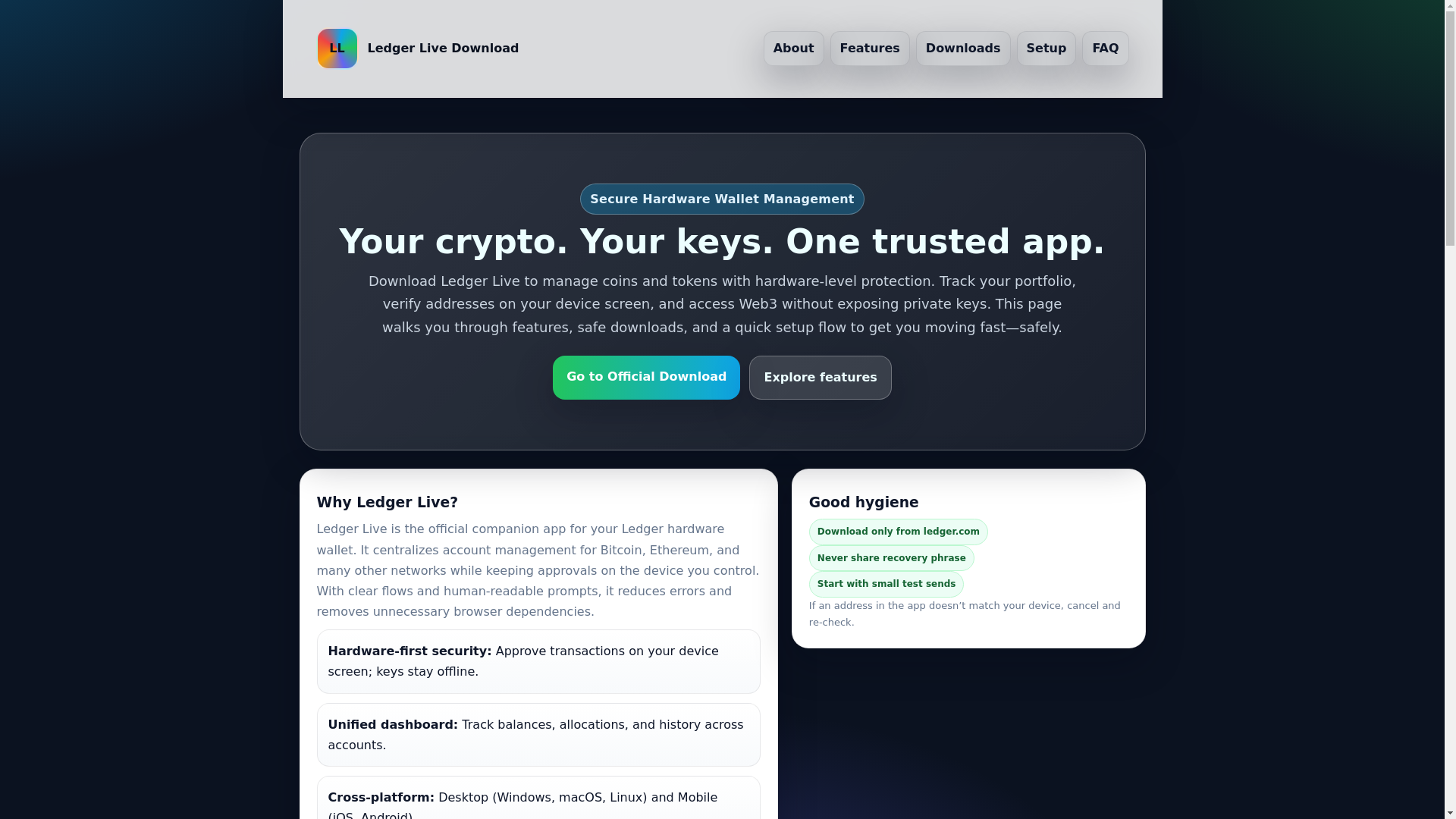 website screenshot of https://ledger-live-ash-gn.pages.dev/